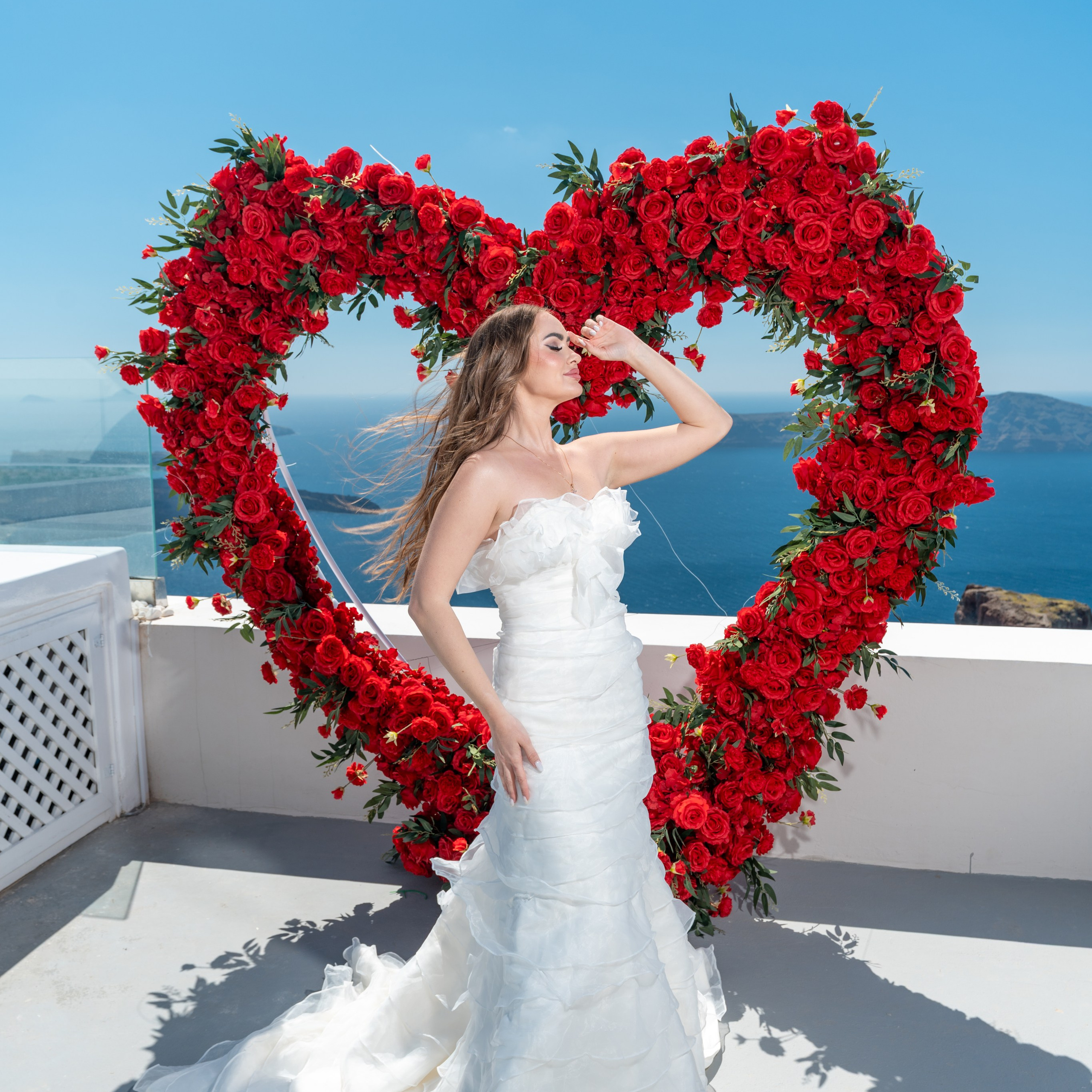 Santorini Flying Dresses Rental catalog price. Flying Dress Santorini Photographer | SokoLOVE — Book 2026