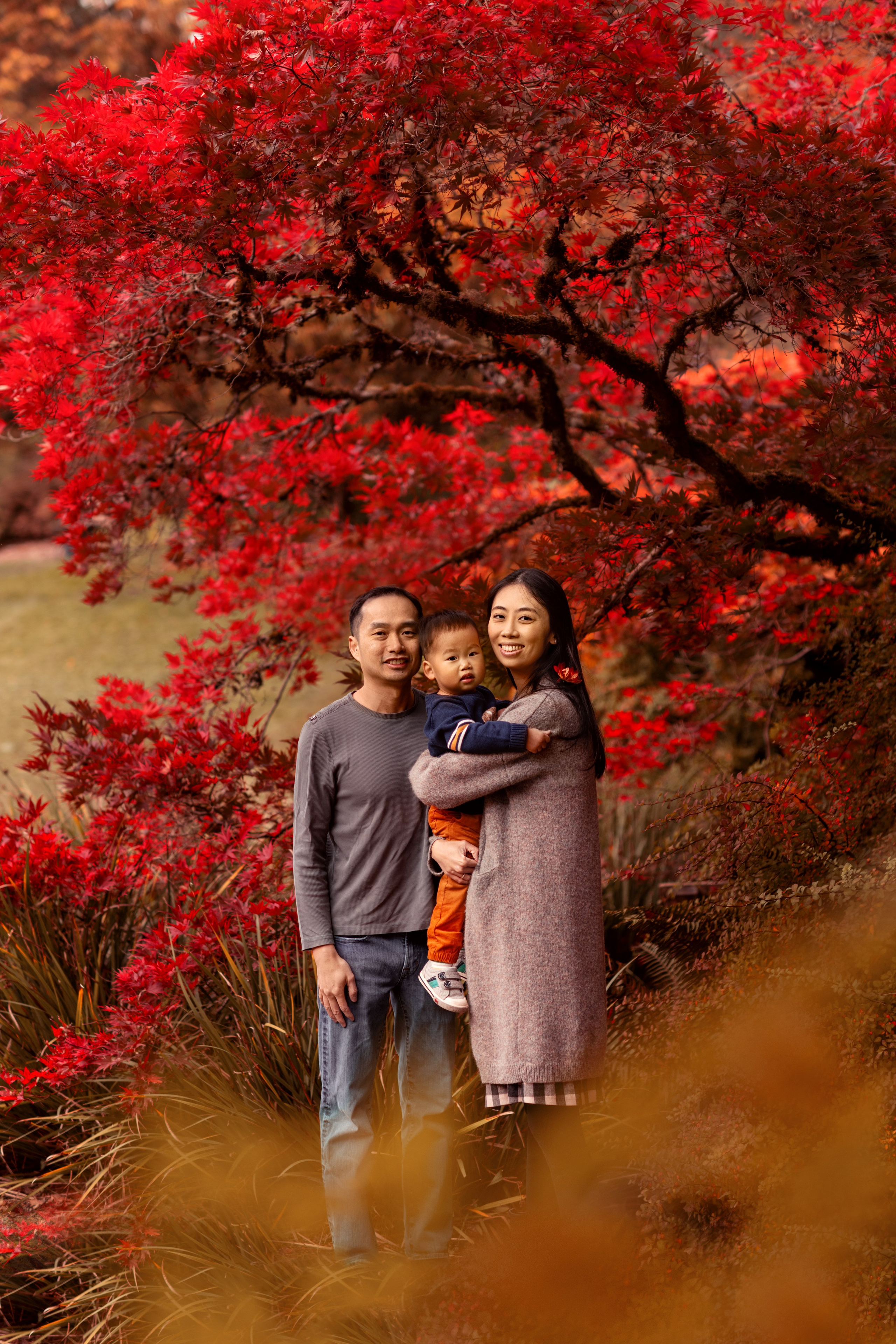Cathy & Arthur with Marvel son