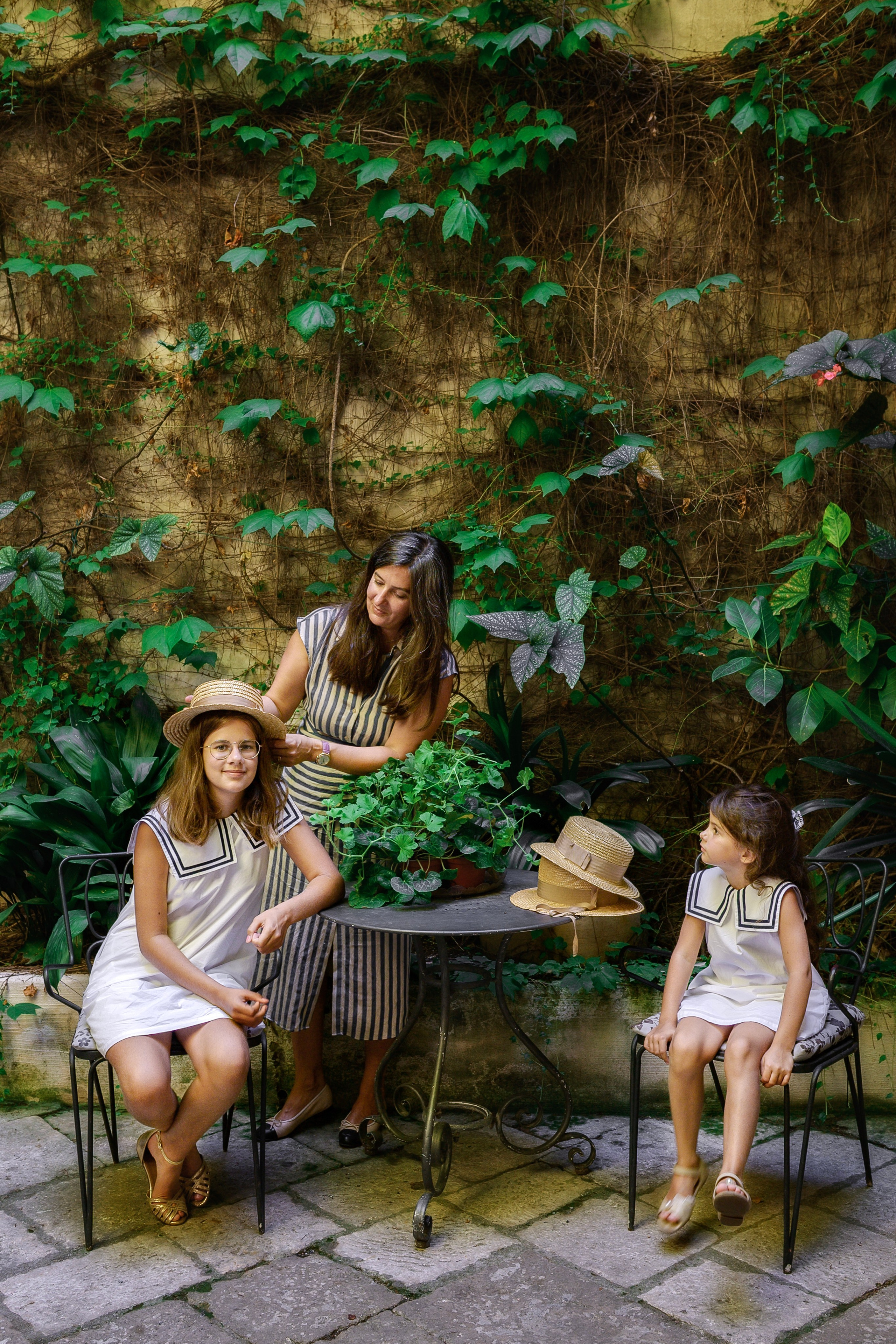 Mom and her Beautiful Daughters in Lecce