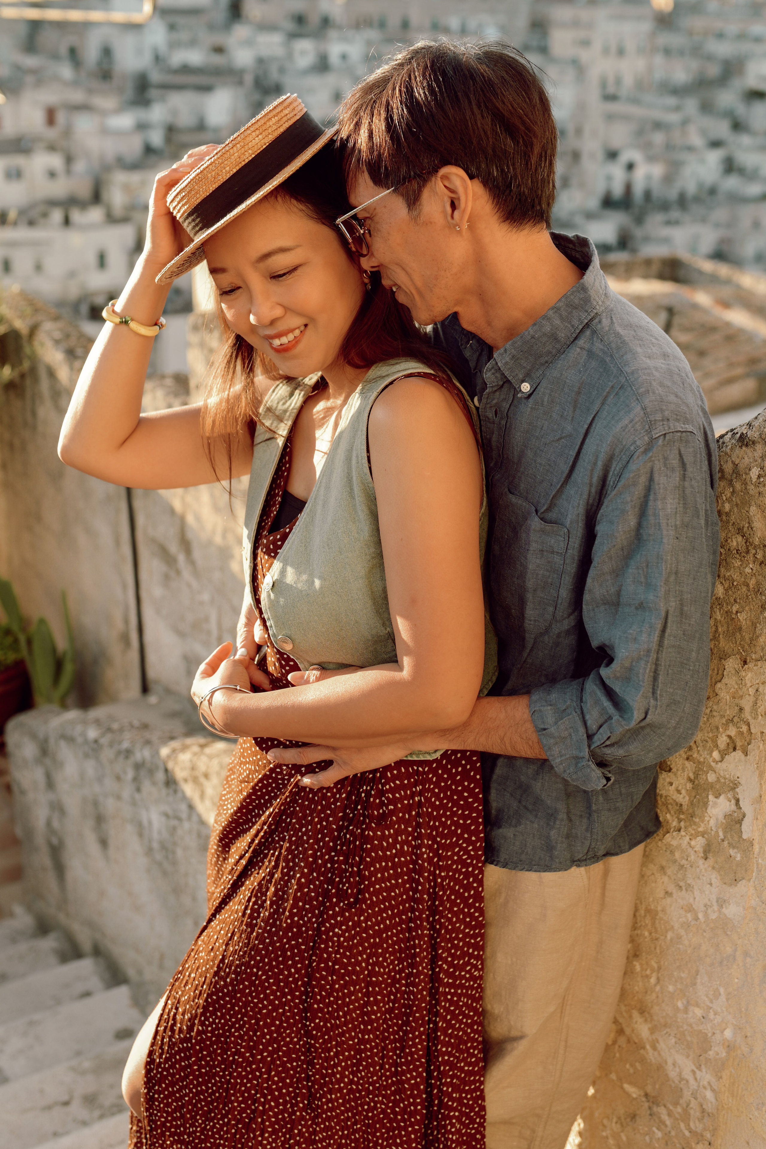 Romantic walk in Matera