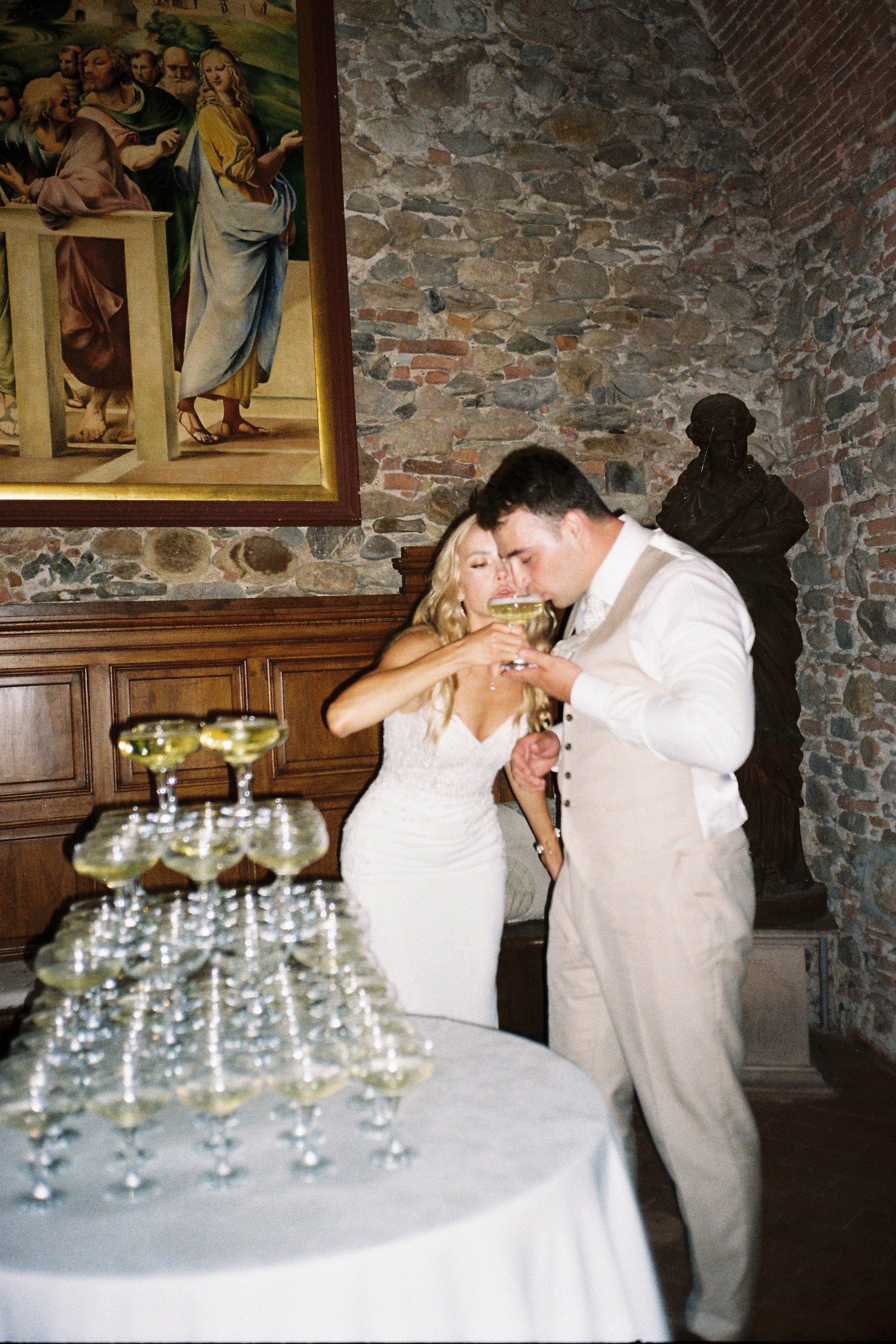 Diana & Thomas. Villa Scorzi, Tuscany. Digital + Film 35mm