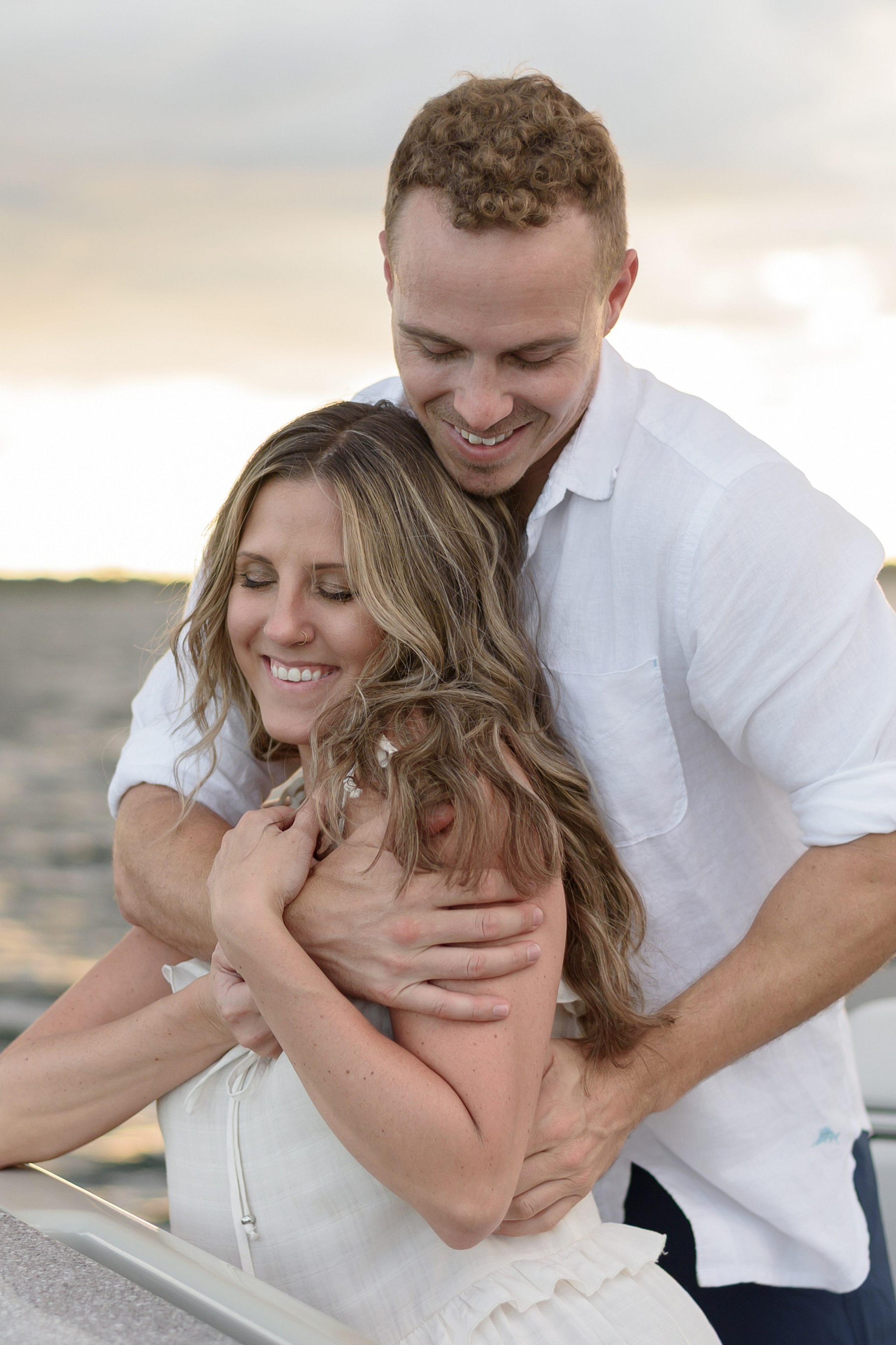 Where Love Meets Golden Light&nbsp;— A&nbsp;Romantic Boat Photoshoot in&nbsp;Florida (Engagement Session&nbsp;— Kya & Mike)