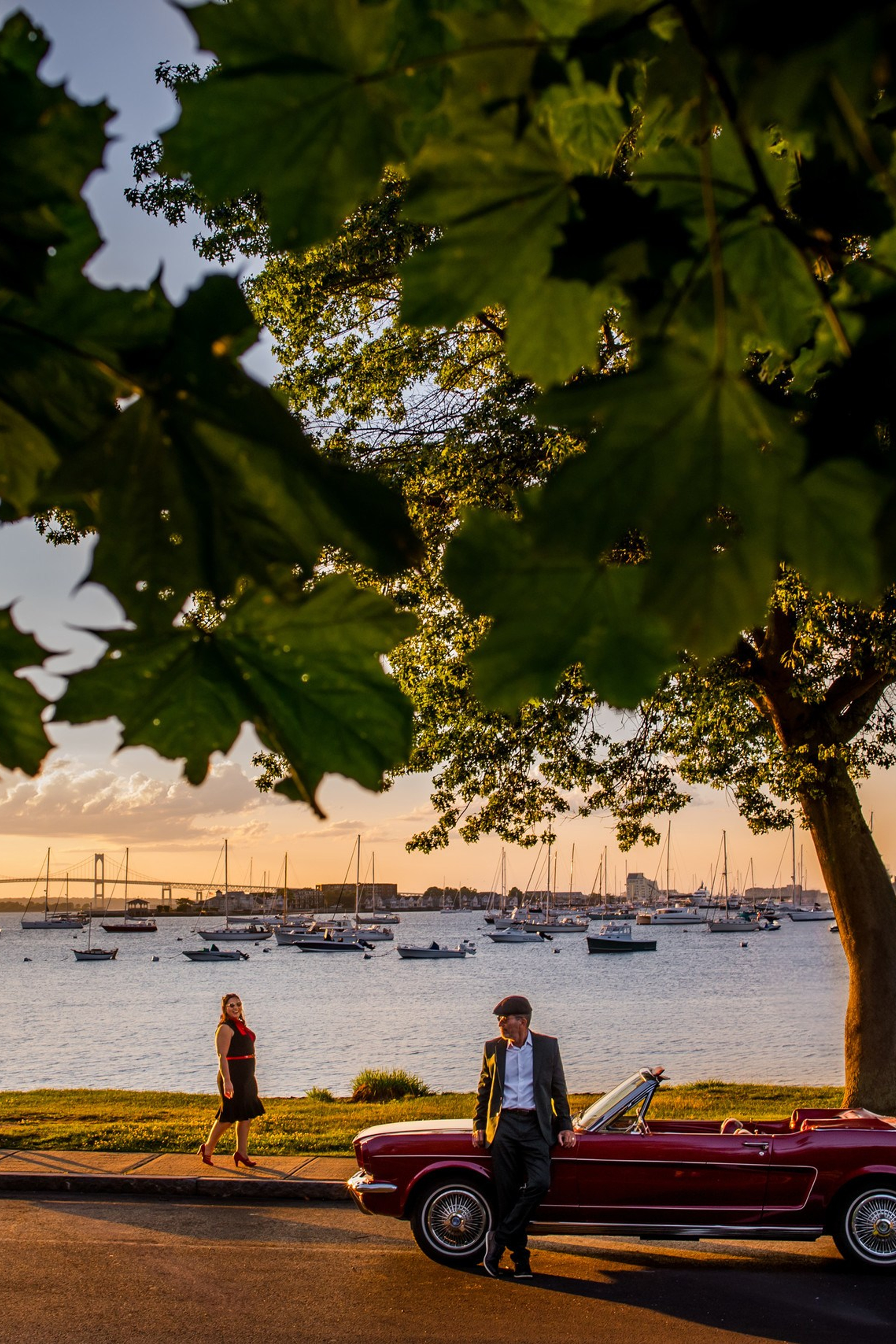 Celebrating a&nbsp;Decade of&nbsp;Love: Mary and Robson’s Photoshoot in&nbsp;Newport, RI