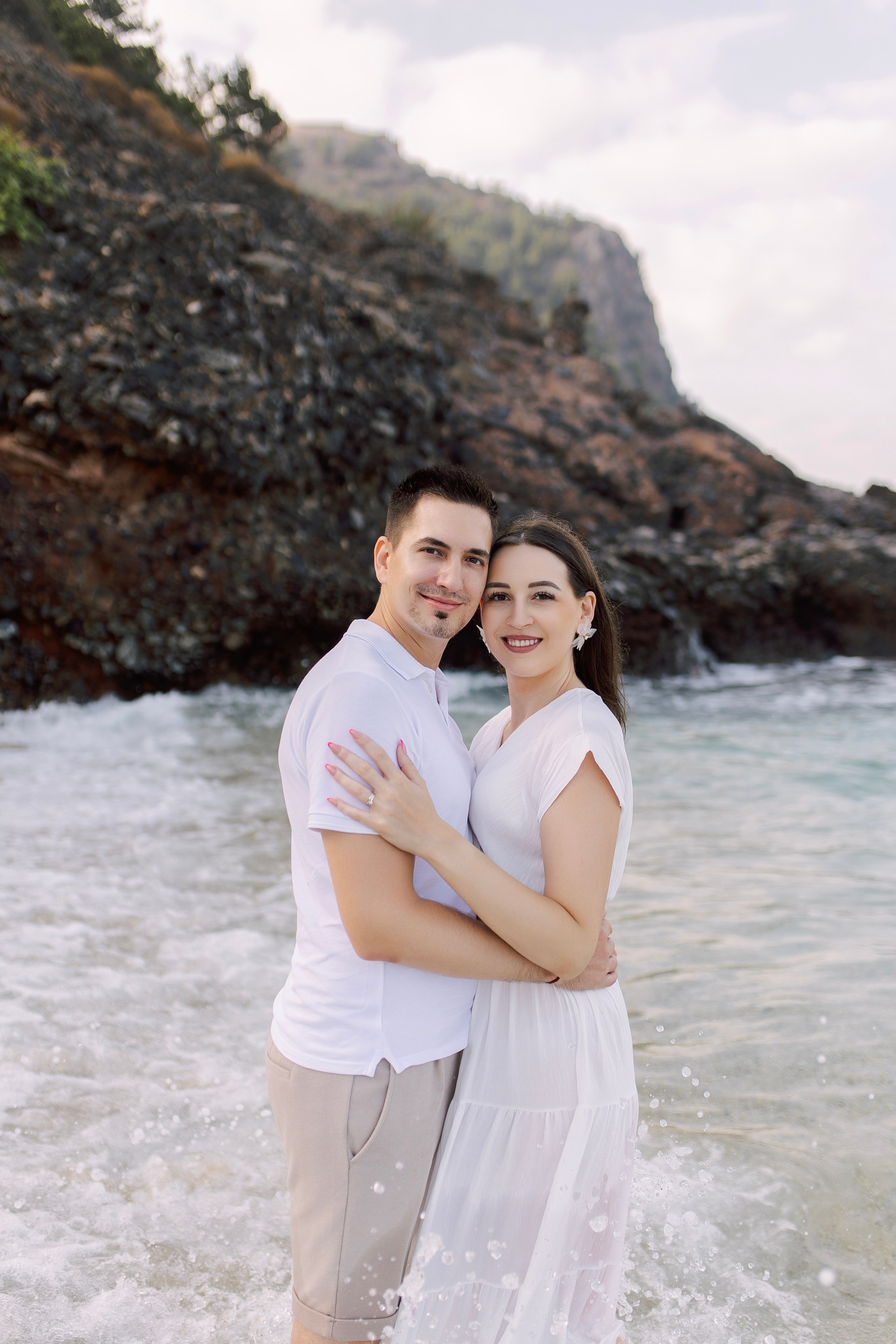 Morning. Beach. Morning photoshoot on Cleopatra Beach. Alanya