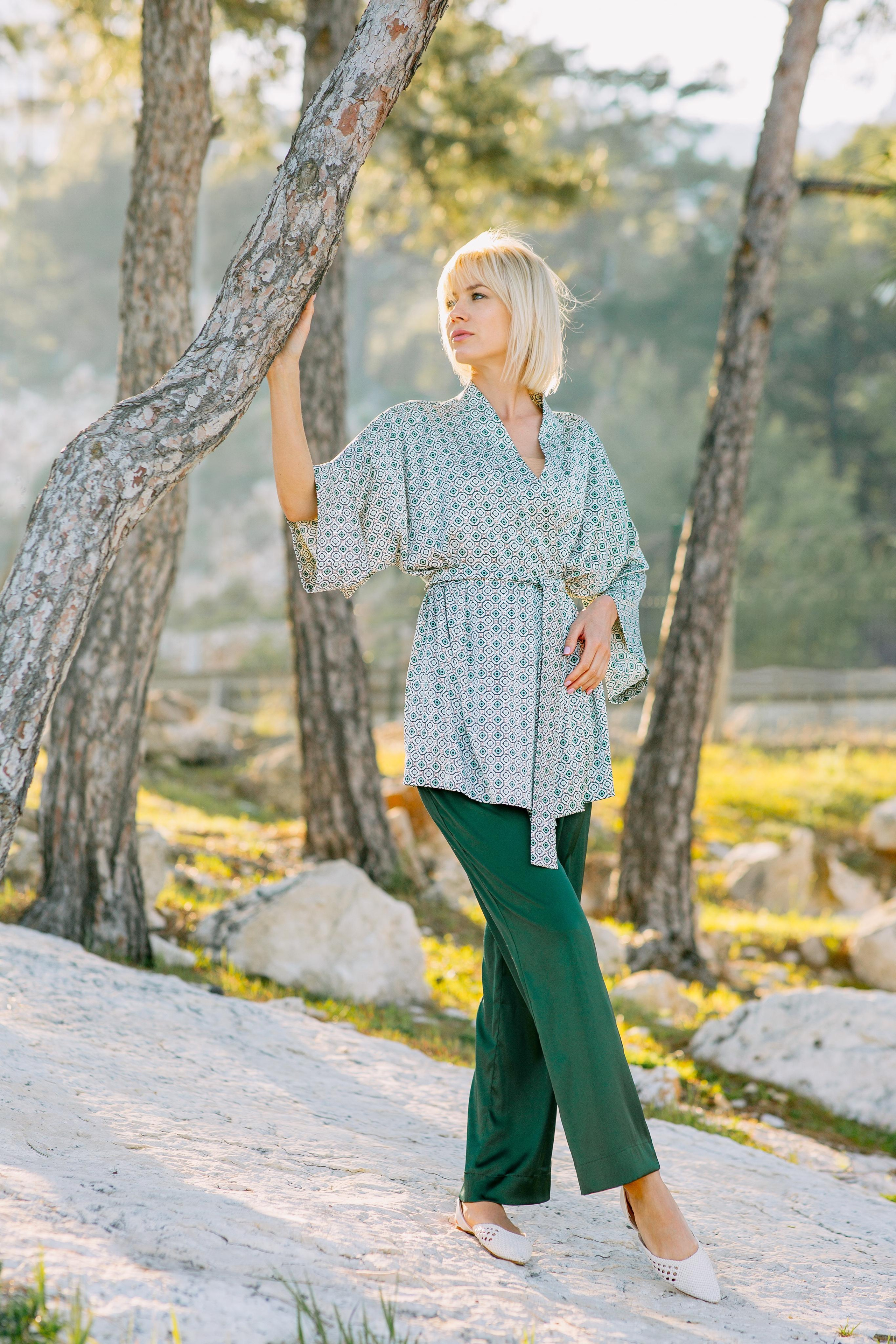 Shooting for a brand of women’s kimonos in Kemer