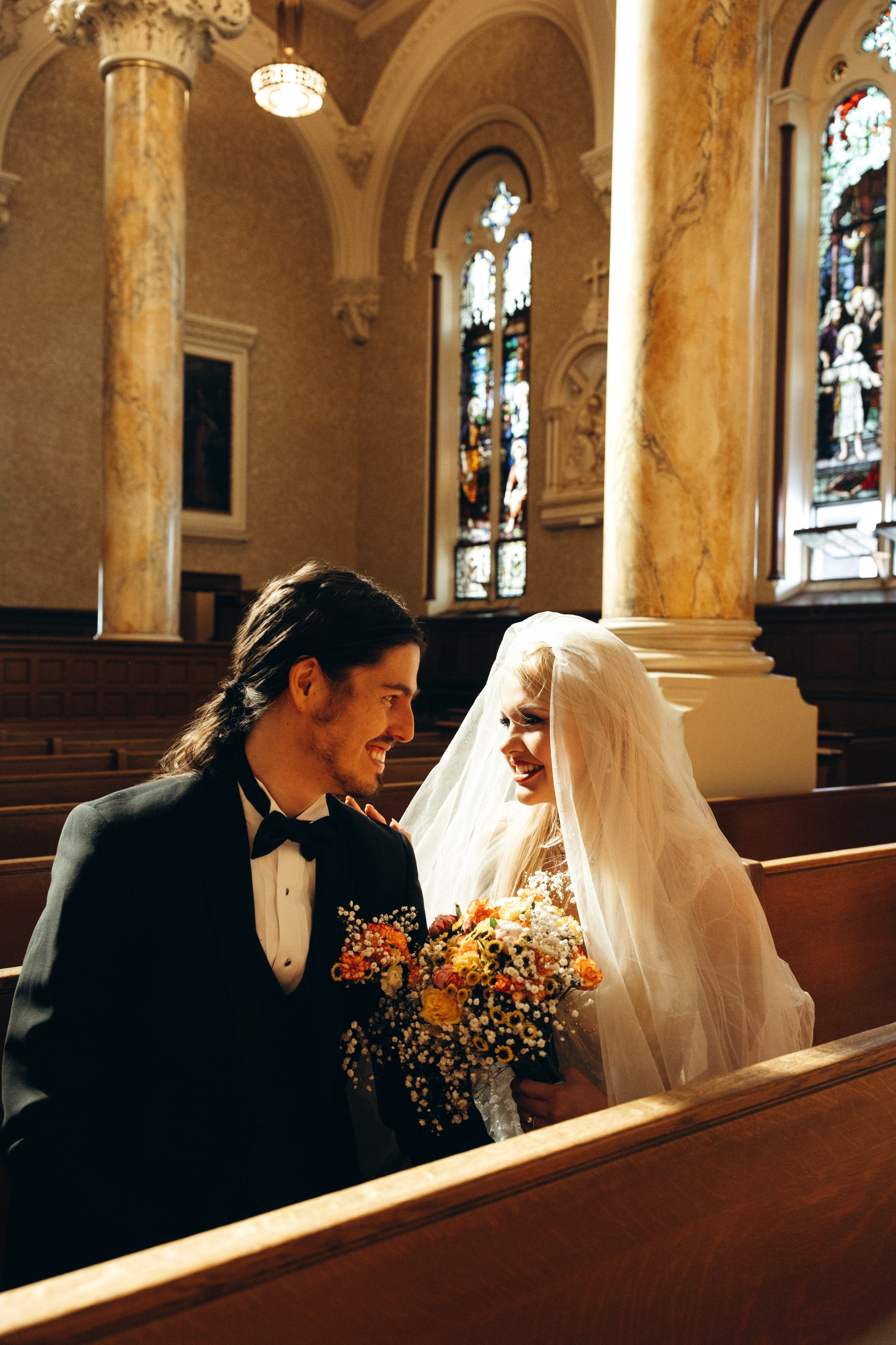 Lisa & Jim | Church Ceremony at St. Mary Star of the Sea, MA