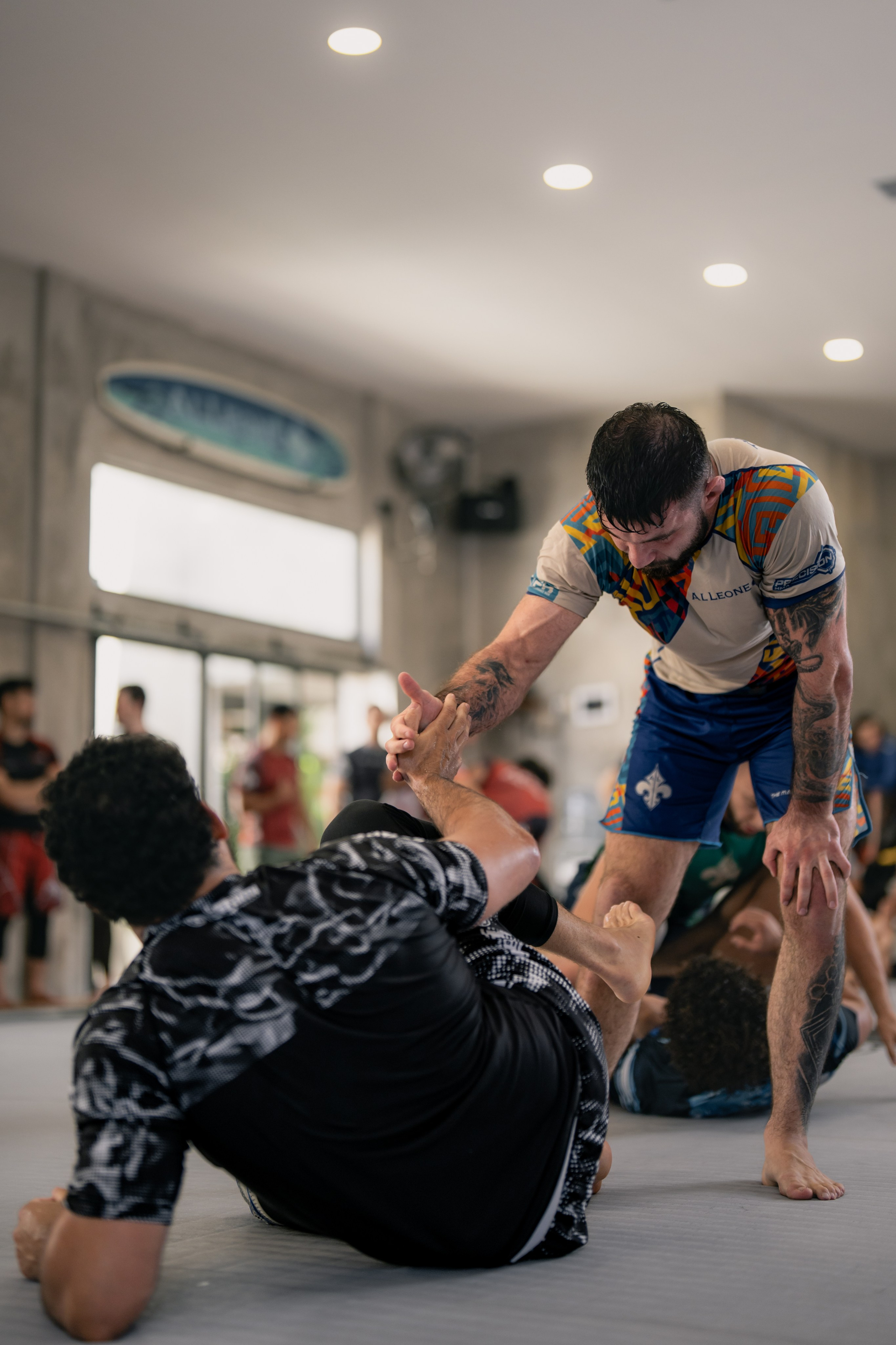 Demian MAIA and Felipe PENA, ADCC World Champions, BJJ training session. Коммьюнити фотограф, Москва, Сергей Зворыгин
