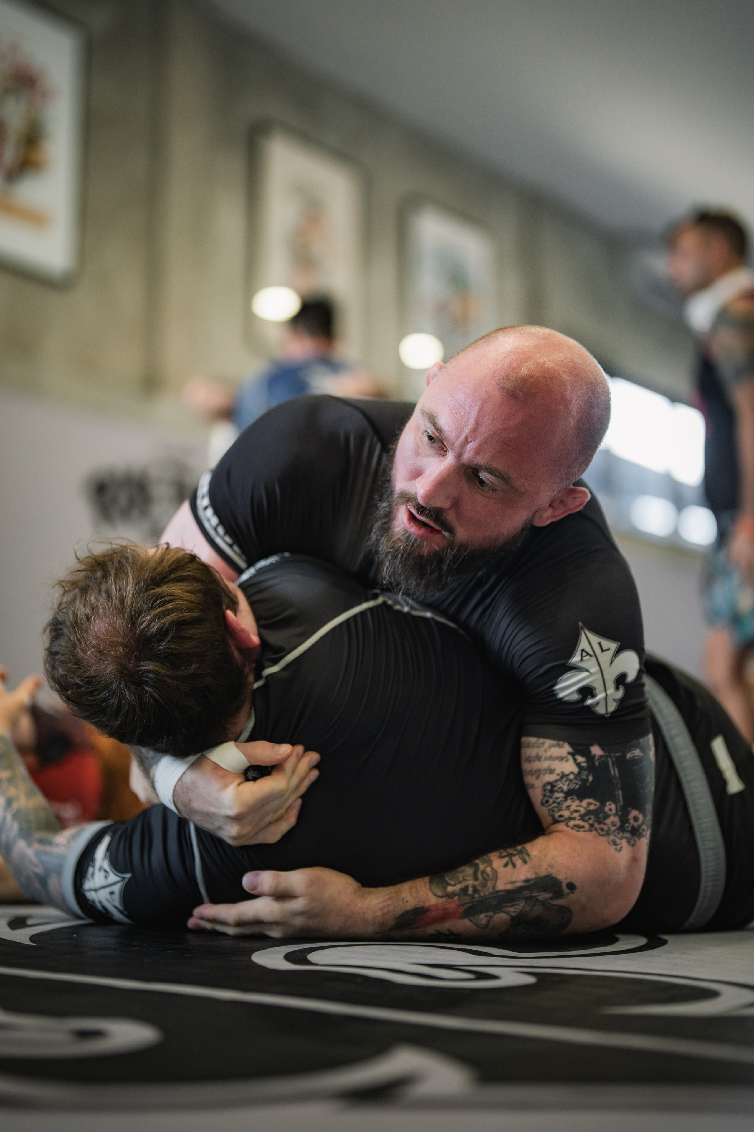 Demian MAIA and Felipe PENA, ADCC World Champions, BJJ training session. Коммьюнити фотограф, Москва, Сергей Зворыгин