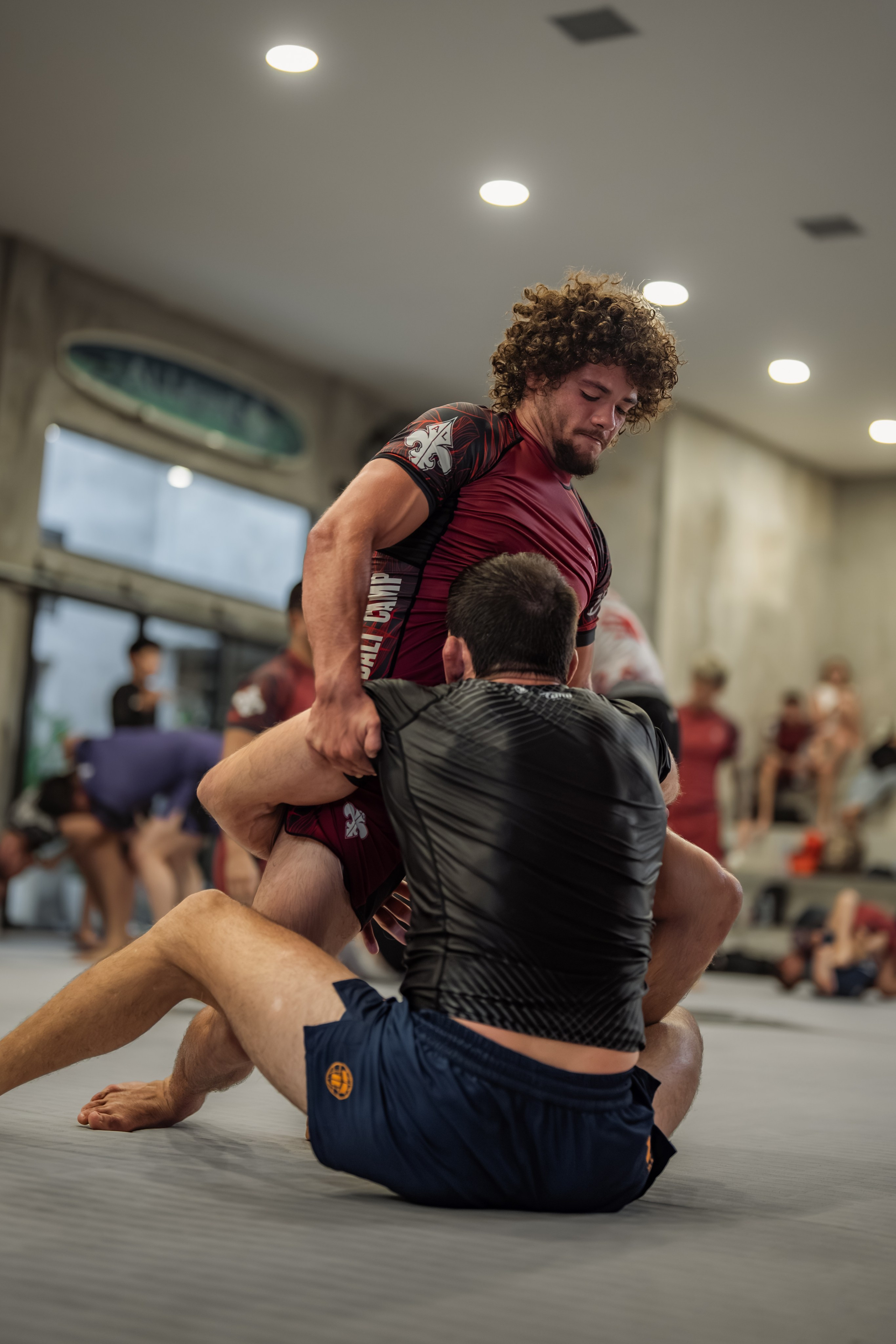 Lucas Barbosa a World, Pan American, European Open and Asian IBJJF champion and Demian MAIA ADCC World Champions, BJJ training session. Коммьюнити фотограф, Москва, Сергей Зворыгин