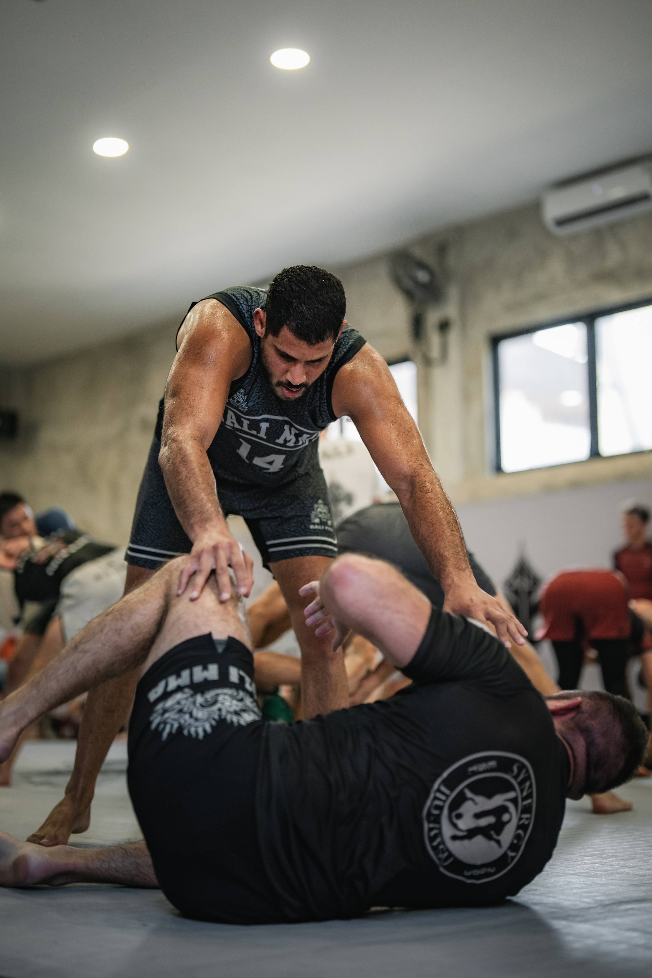 Demian MAIA and Felipe PENA, ADCC World Champions, BJJ training session. Коммьюнити фотограф, Москва, Сергей Зворыгин