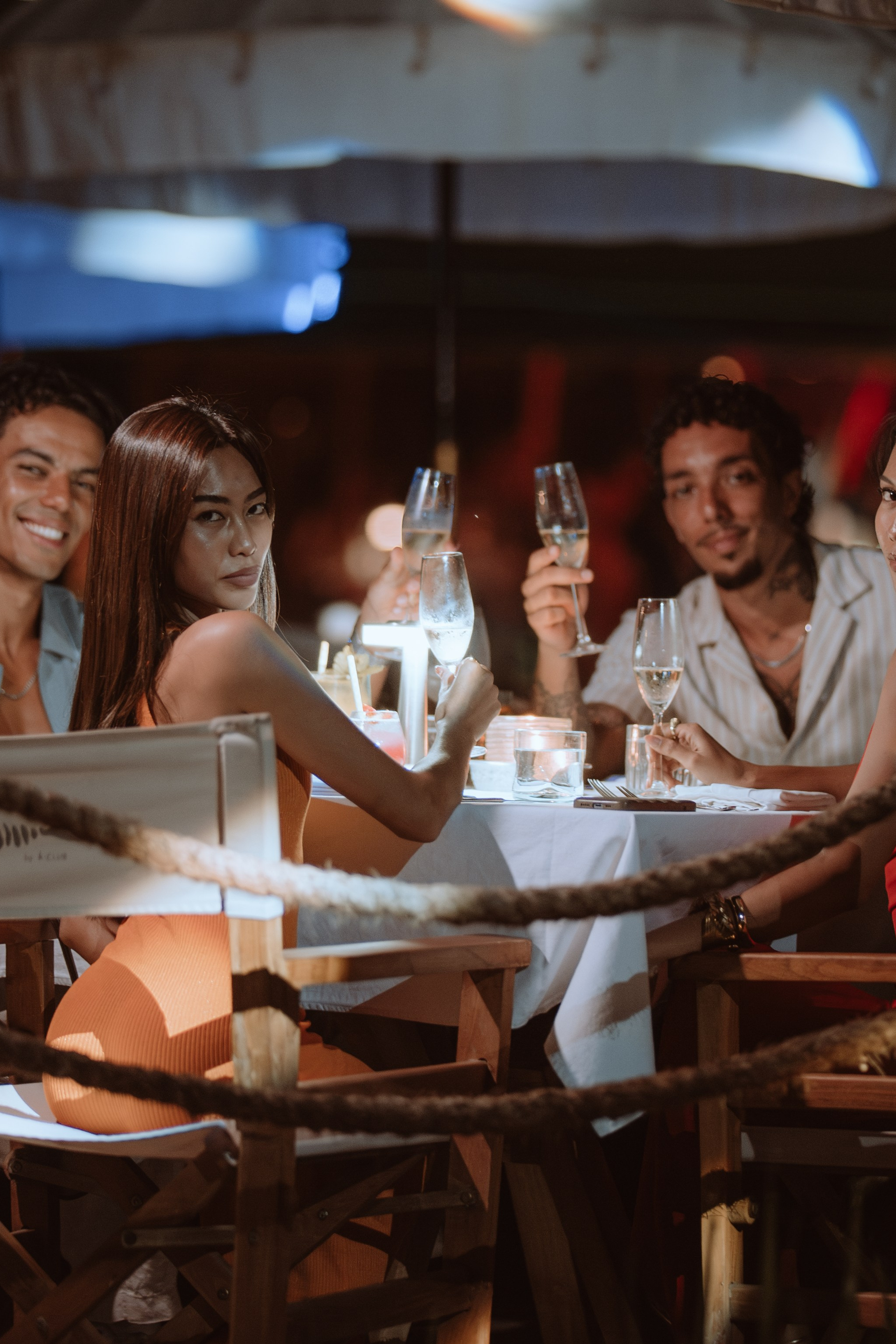 Fine dining by the rice field at Sardine after sunset, Bali. Коммьюнити фотограф, Москва, Сергей Зворыгин