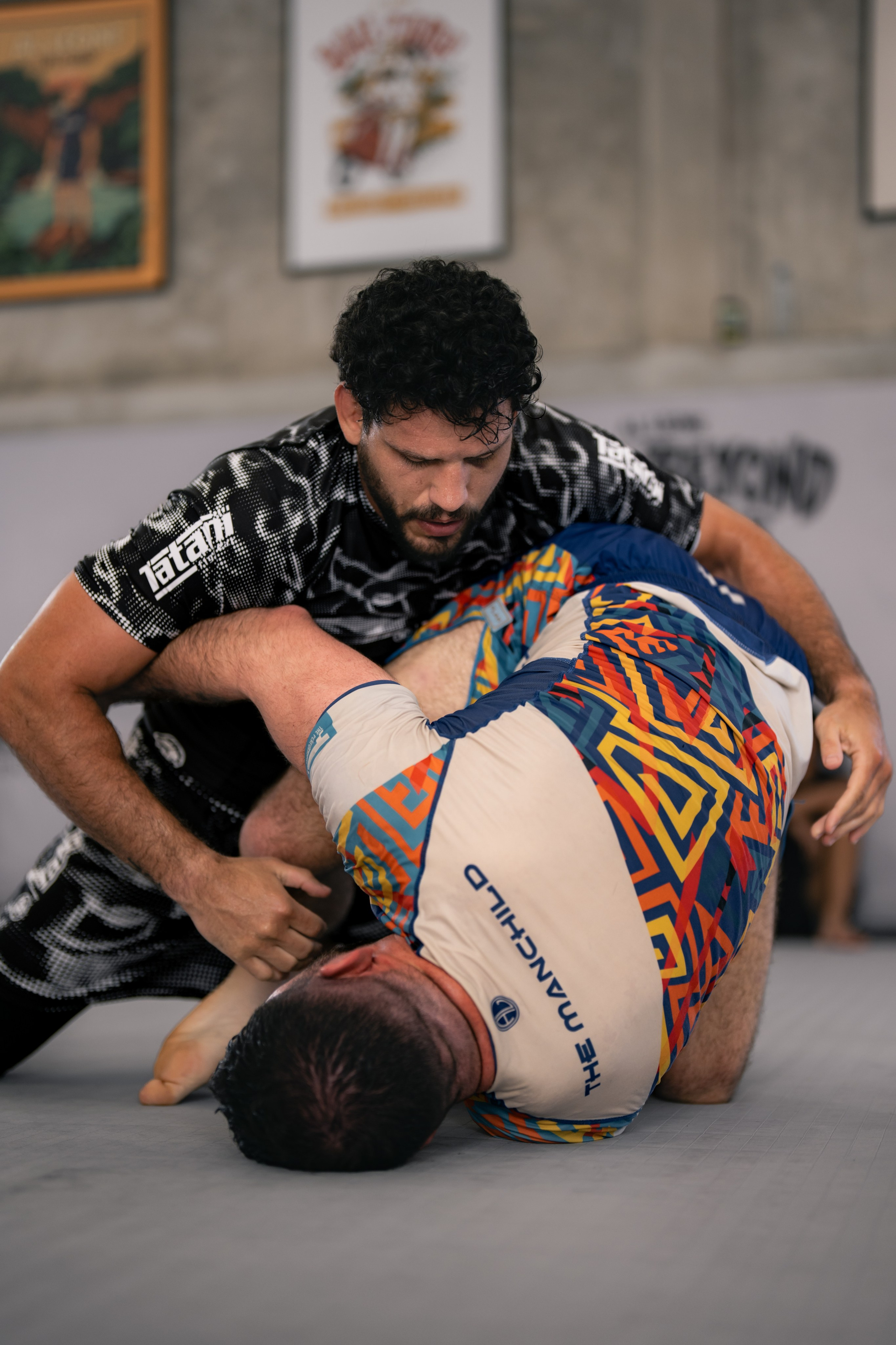 Demian MAIA and Felipe PENA, ADCC World Champions, BJJ training session. Коммьюнити фотограф, Москва, Сергей Зворыгин