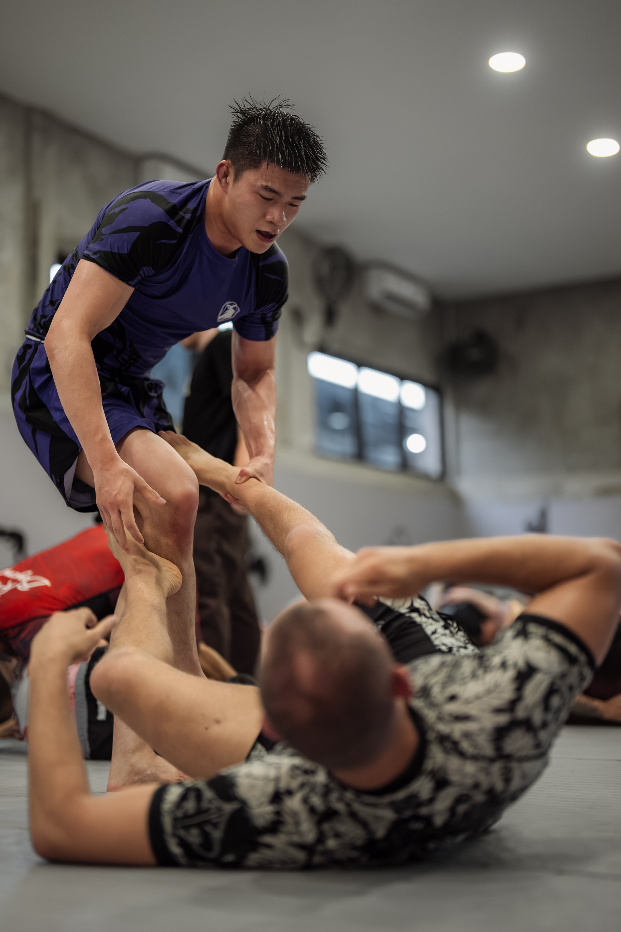 Lucas Barbosa a World, Pan American, European Open and Asian IBJJF champion and Demian MAIA ADCC World Champions, BJJ training session. Коммьюнити фотограф, Москва, Сергей Зворыгин