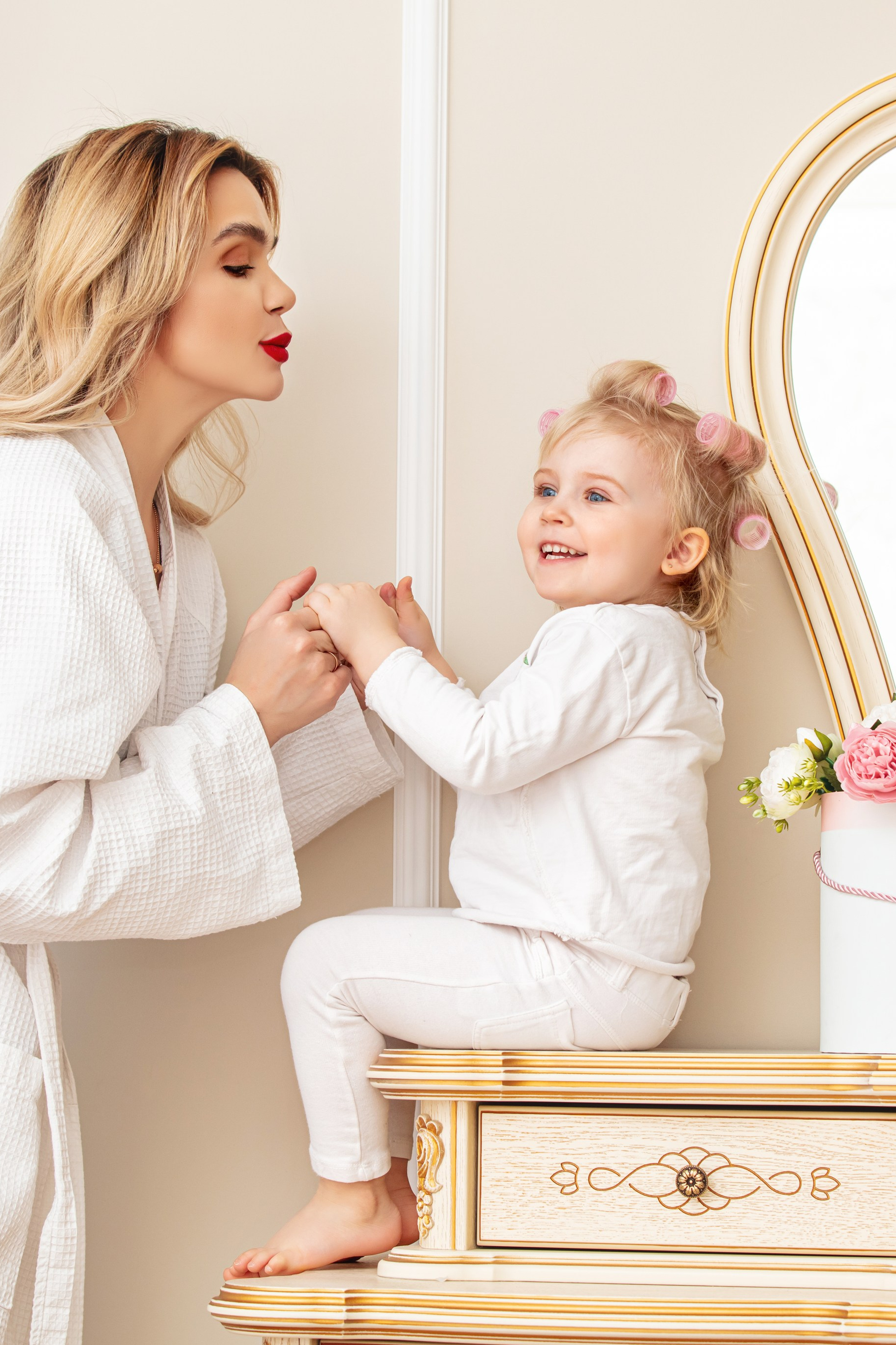 Filles-mères. Photographe professionnelle de la ville d’Auxerre - Ekaterina Mathieu