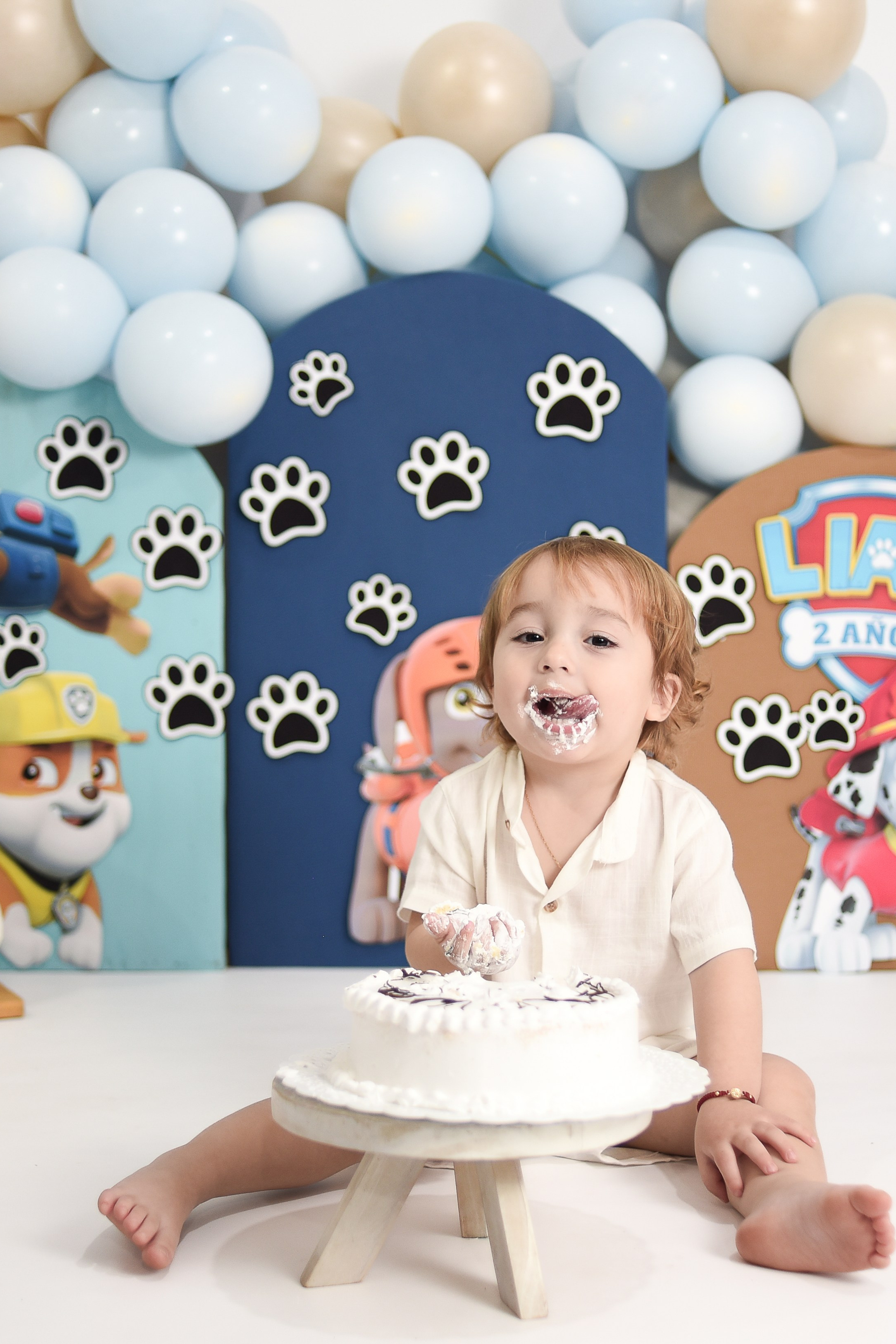 Liam 2do año. Temática Pou Patrol