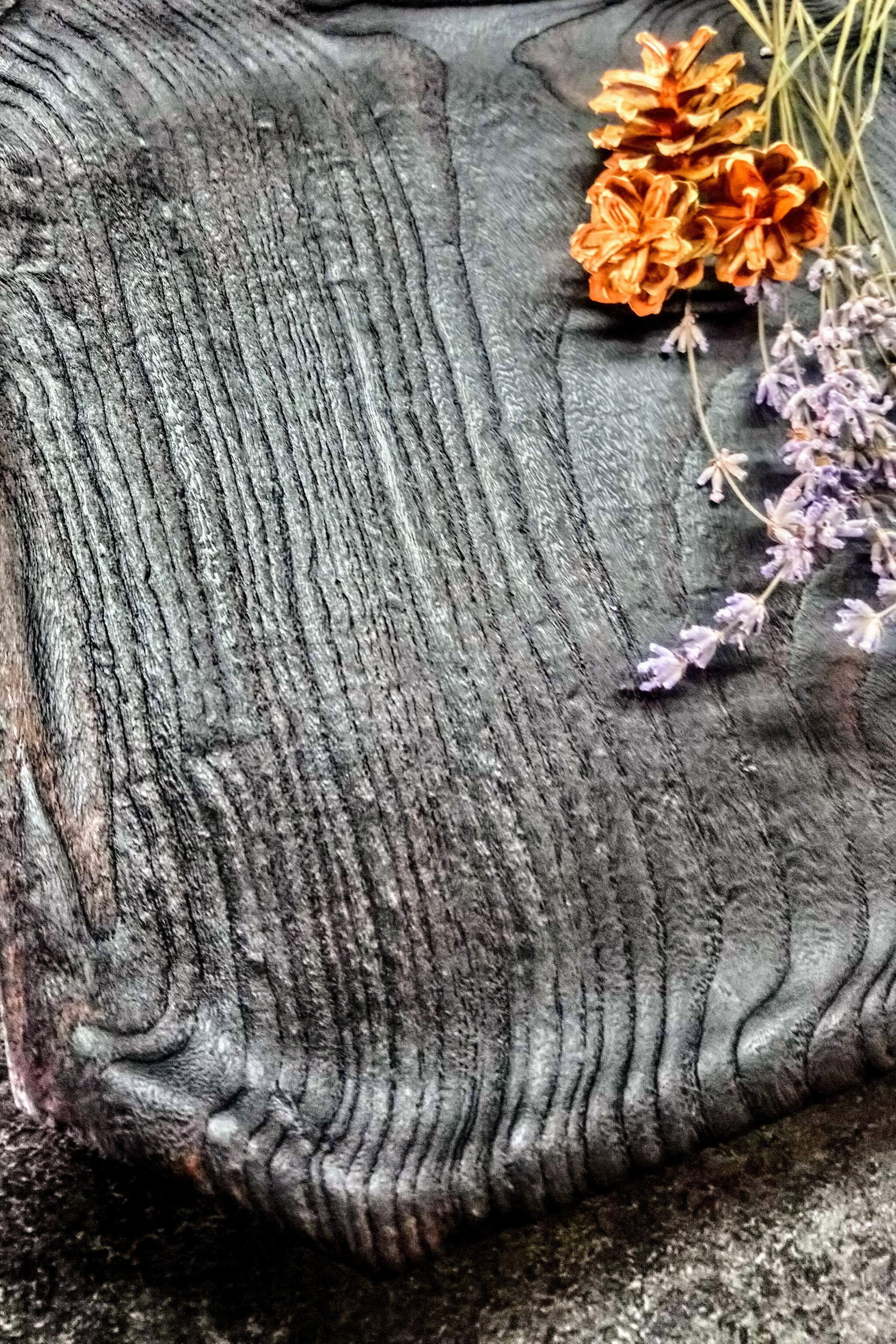 Деревянная квадратная тарелка