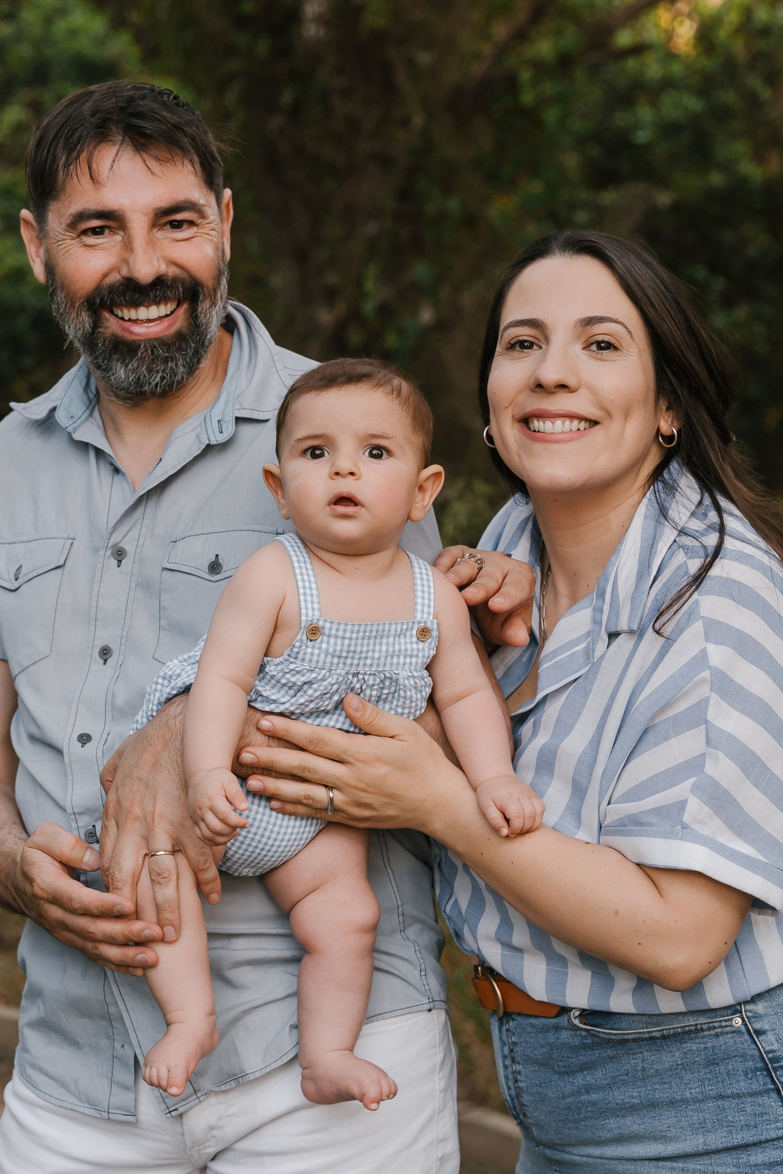 Tania, Antonio y&nbsp;Elias