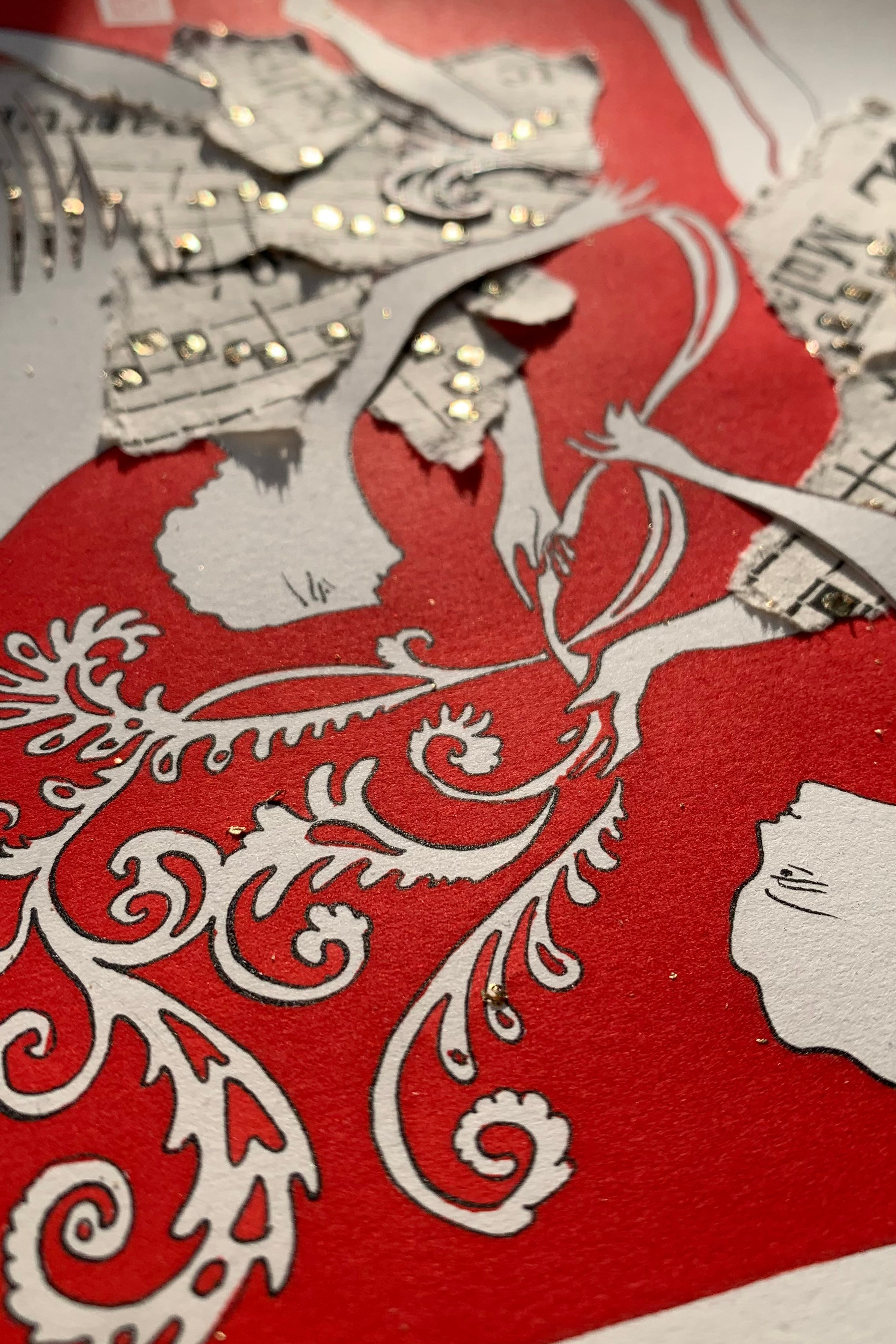 Sight reading. Nadia Kuprina. Artist