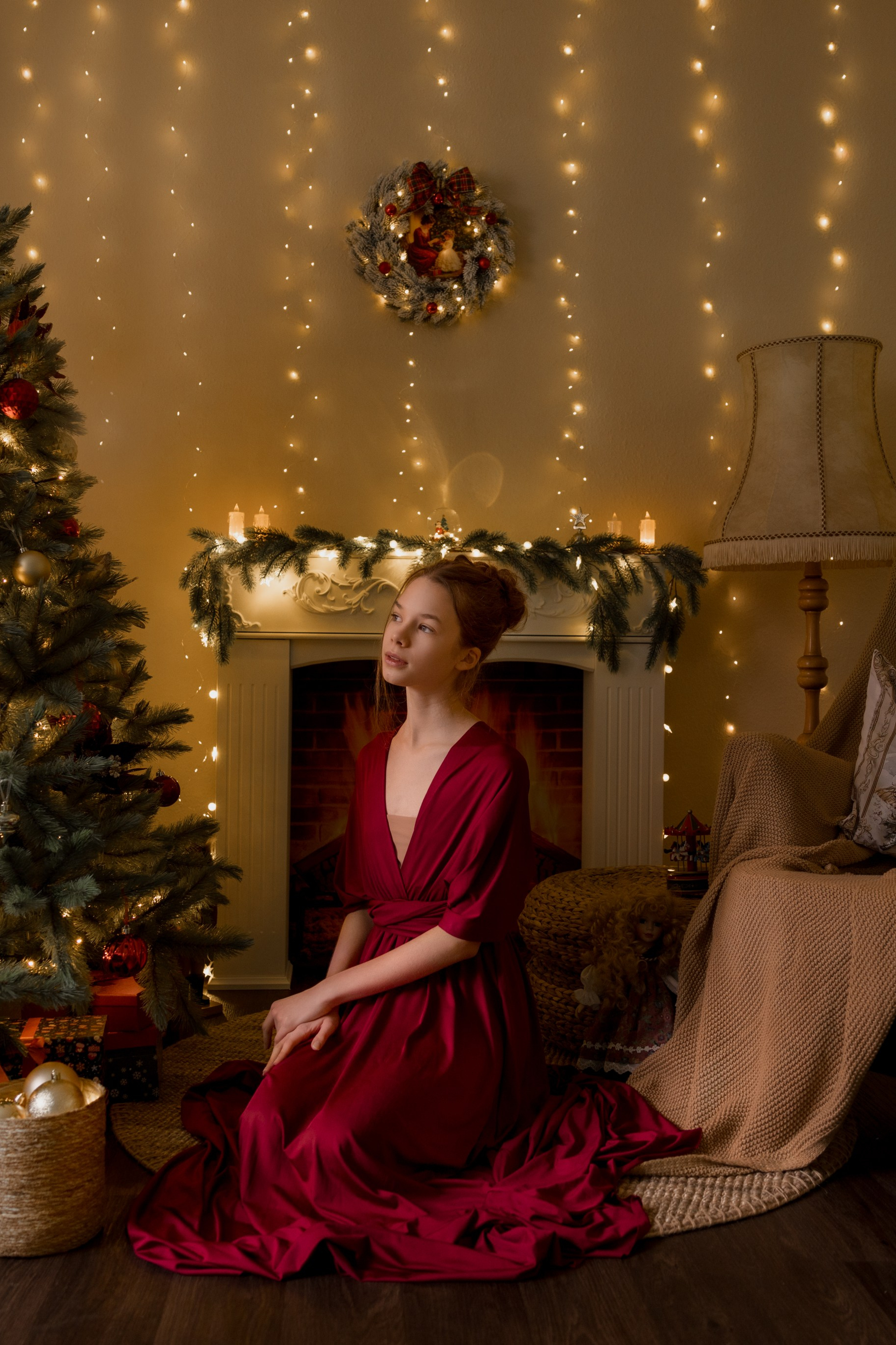 Рождественская фотосессия — волшебство в каждом снимке. Фотограф семьи и материнства в Дрездене Татьяна Мудряк