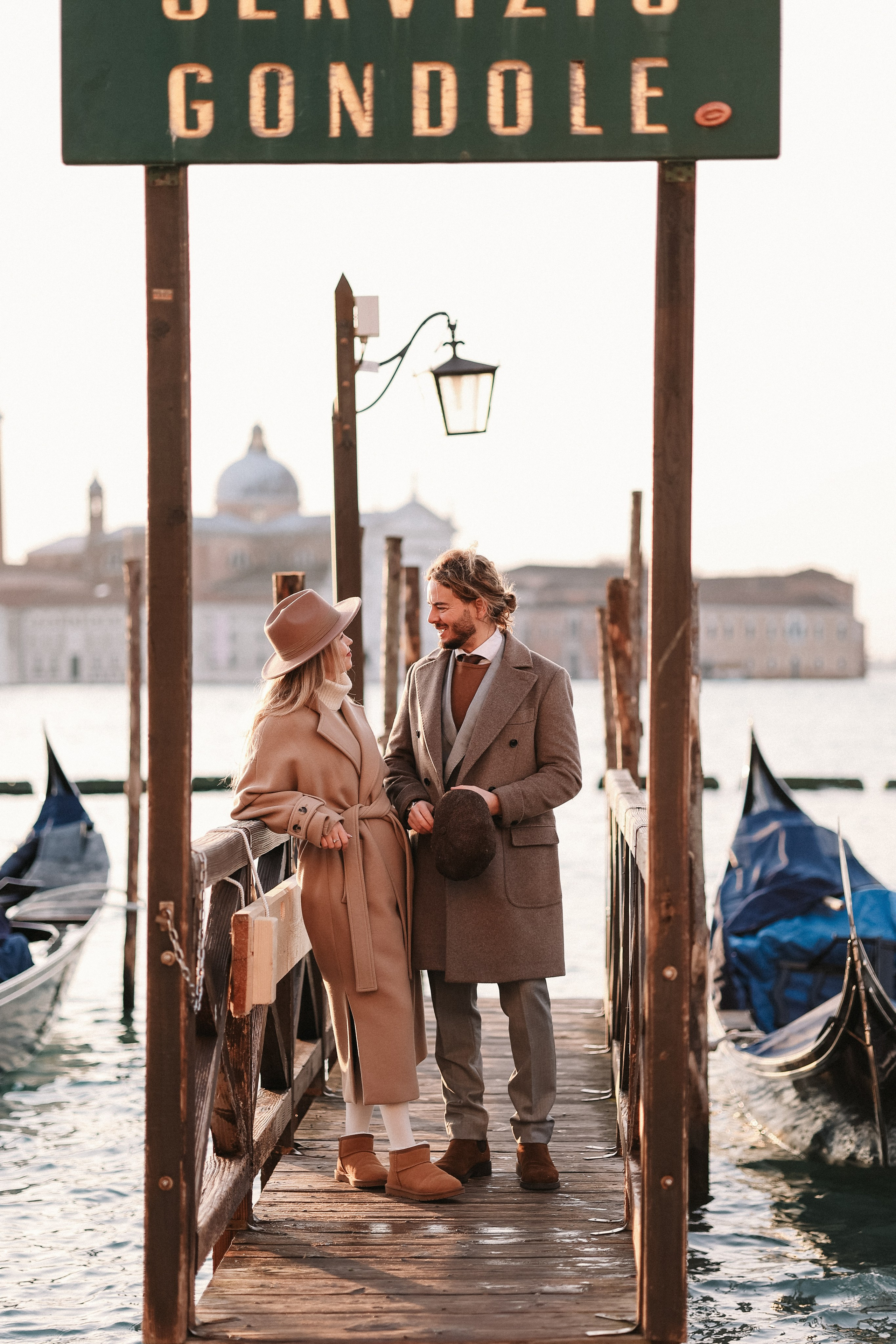 Winter photo shoot in Venice