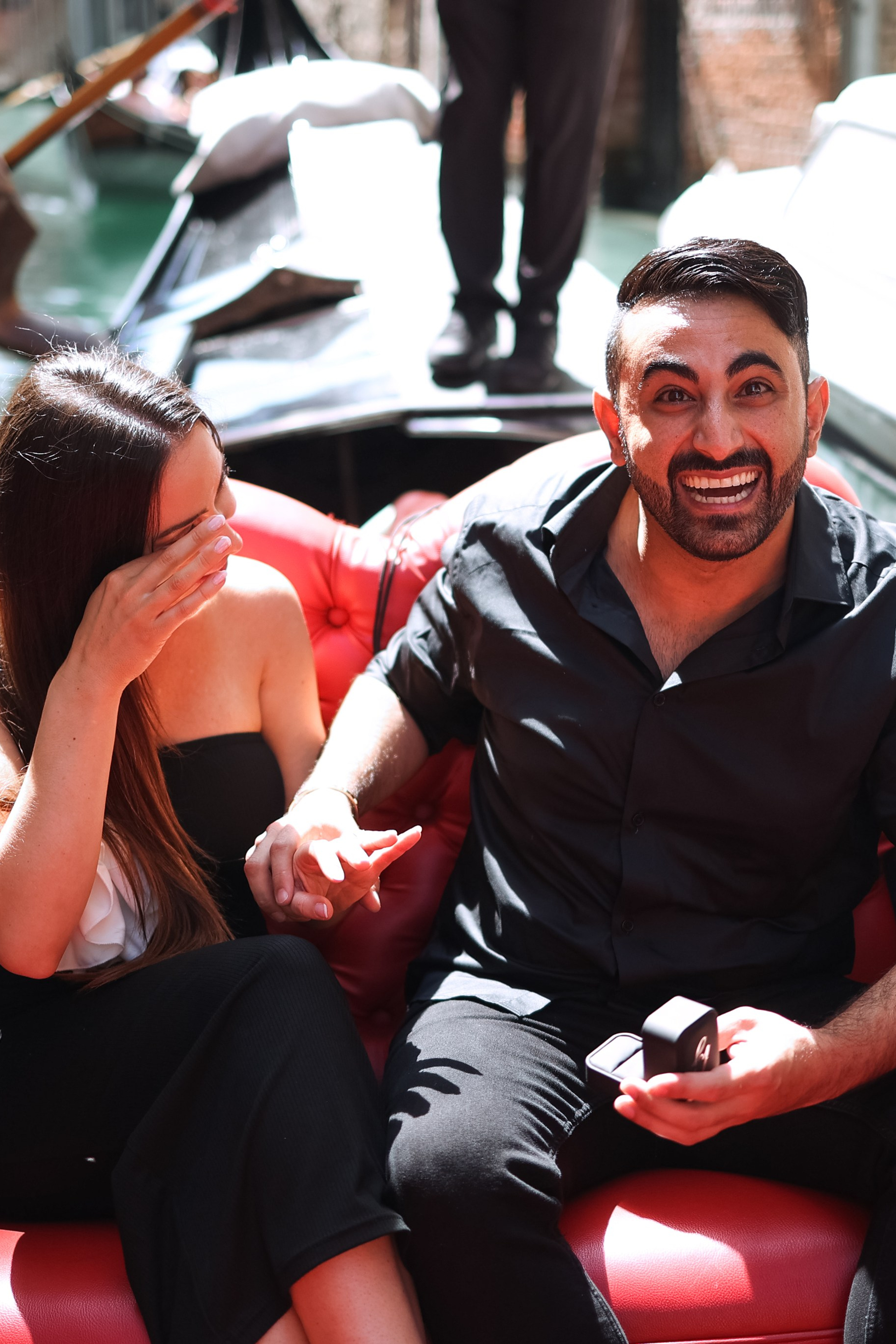 Surprise proposal in Venice