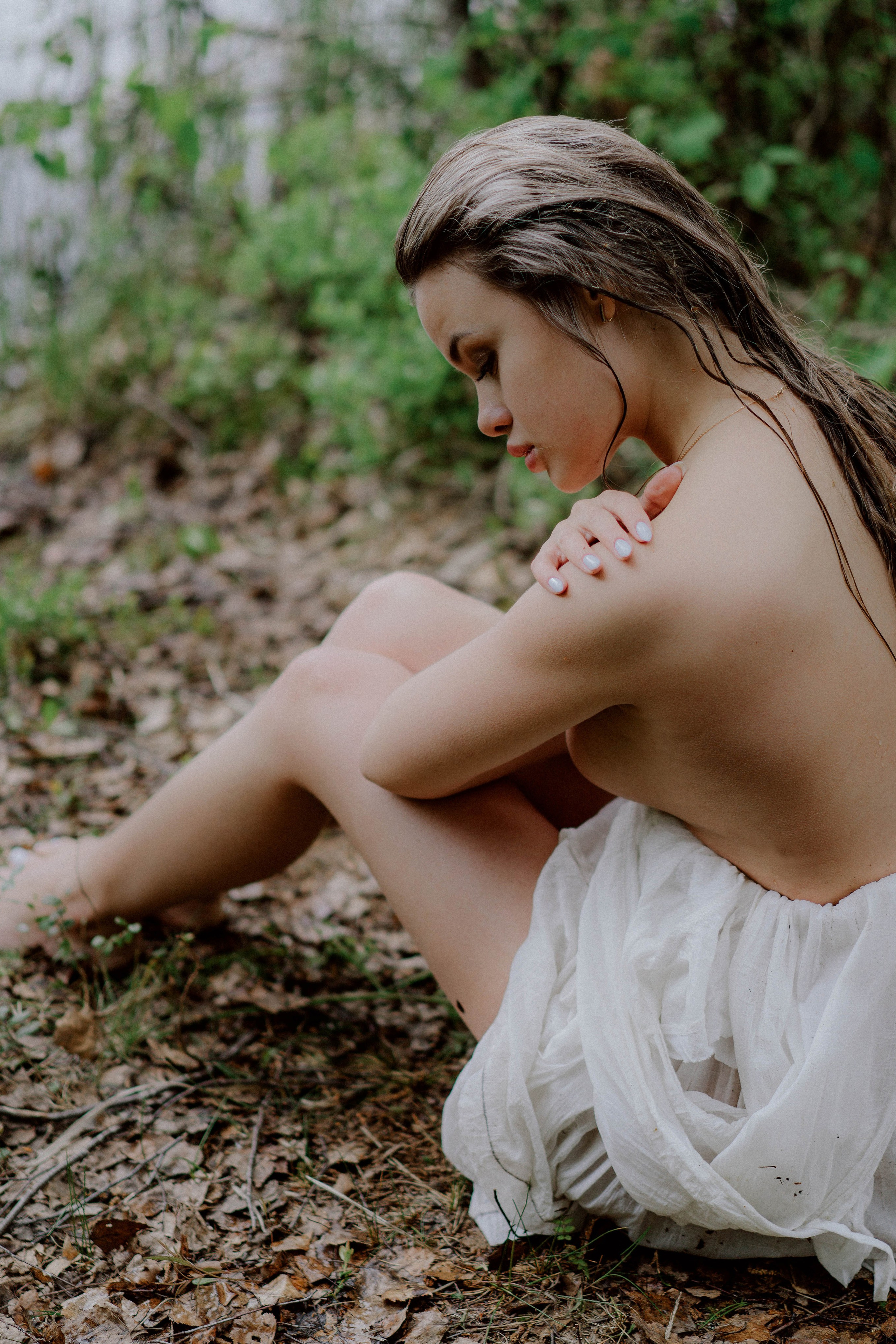 Walking in the rain. M Atelier | Art Portraits