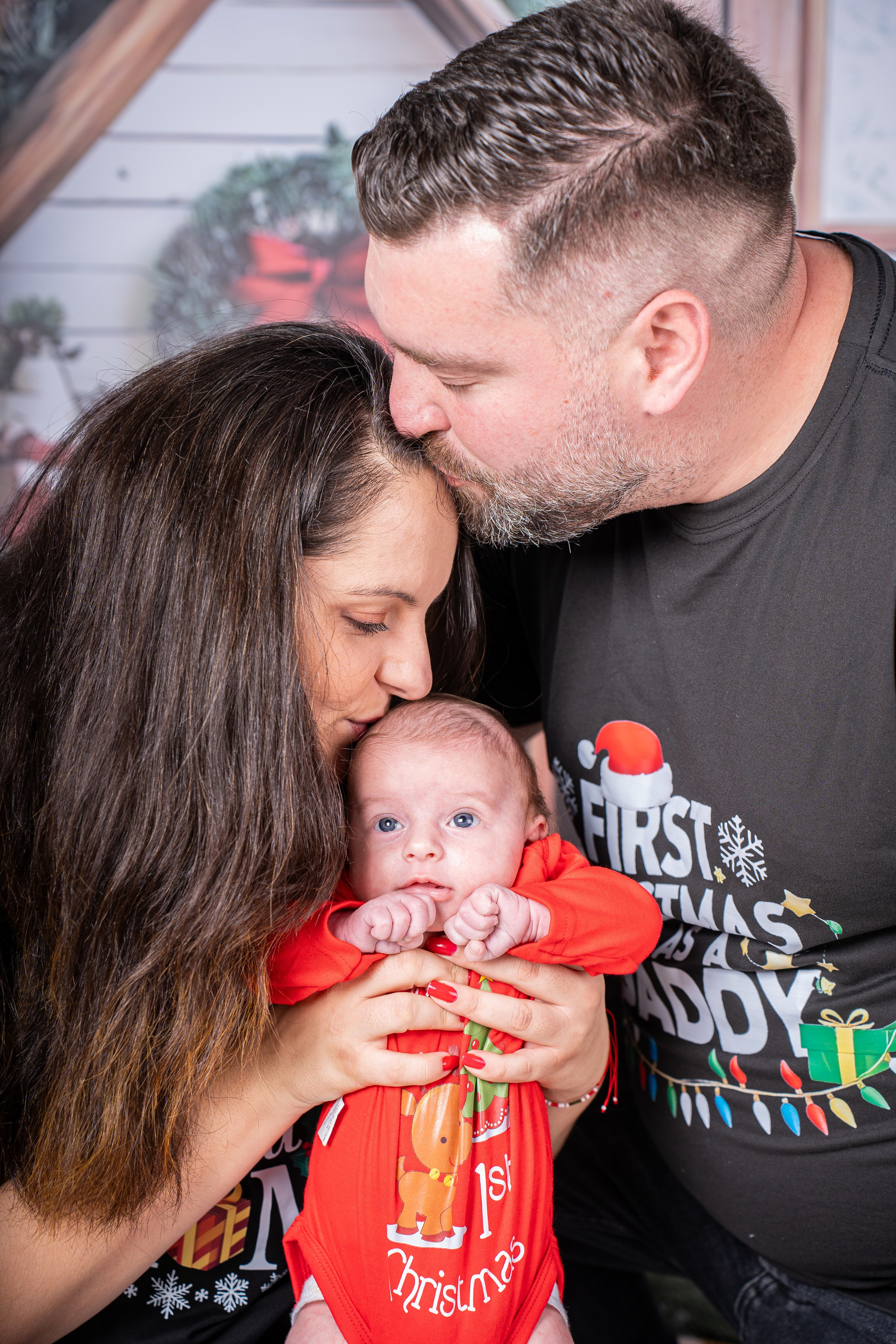 Foto Craciun Familie Catalin&Maria&Bebe