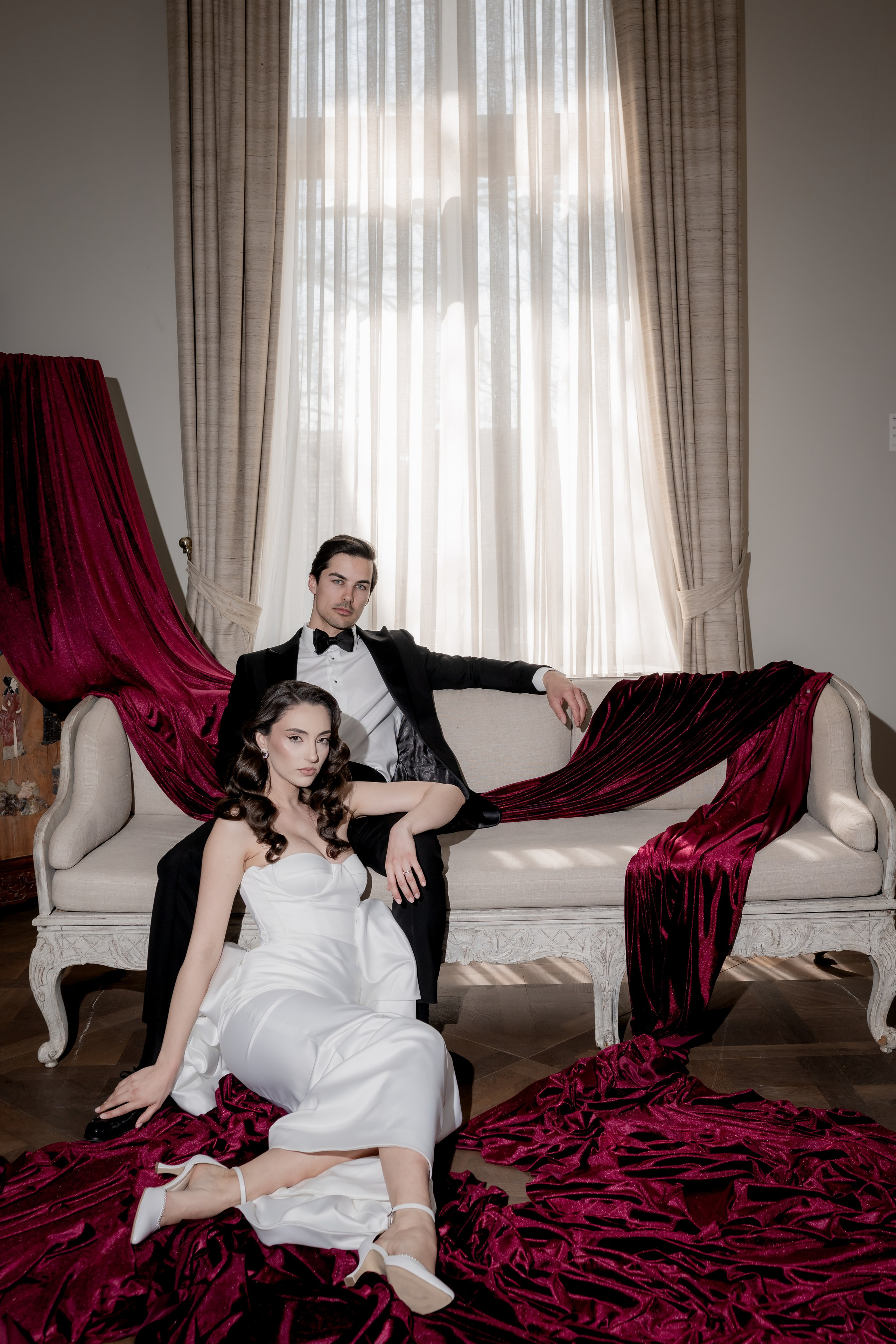 Ședință foto boudoir elegantă, fără exces