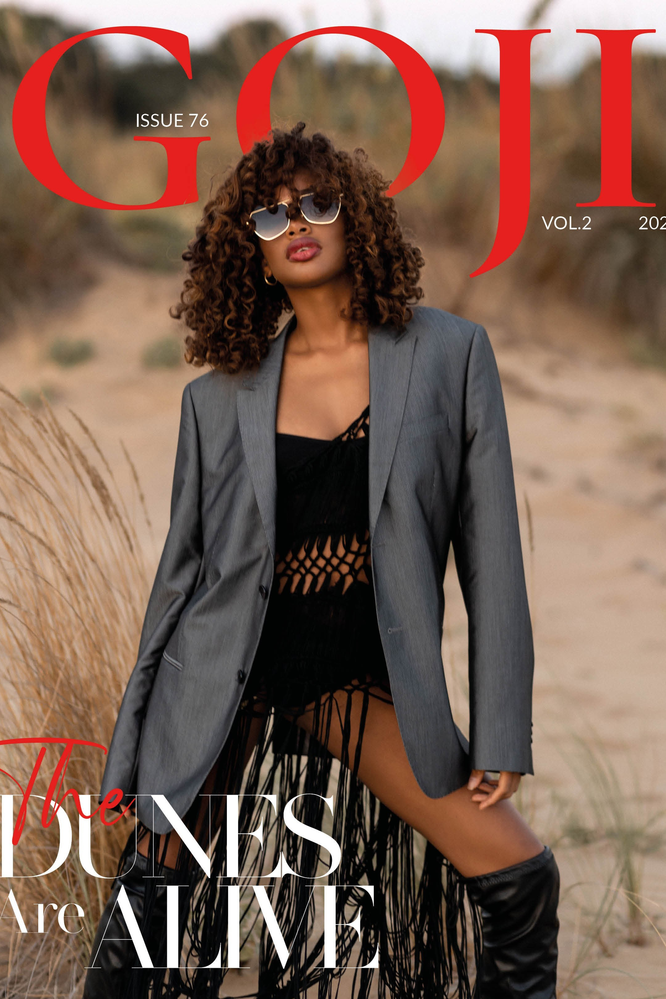 Portrait of Laymita for magazine “GOJI”