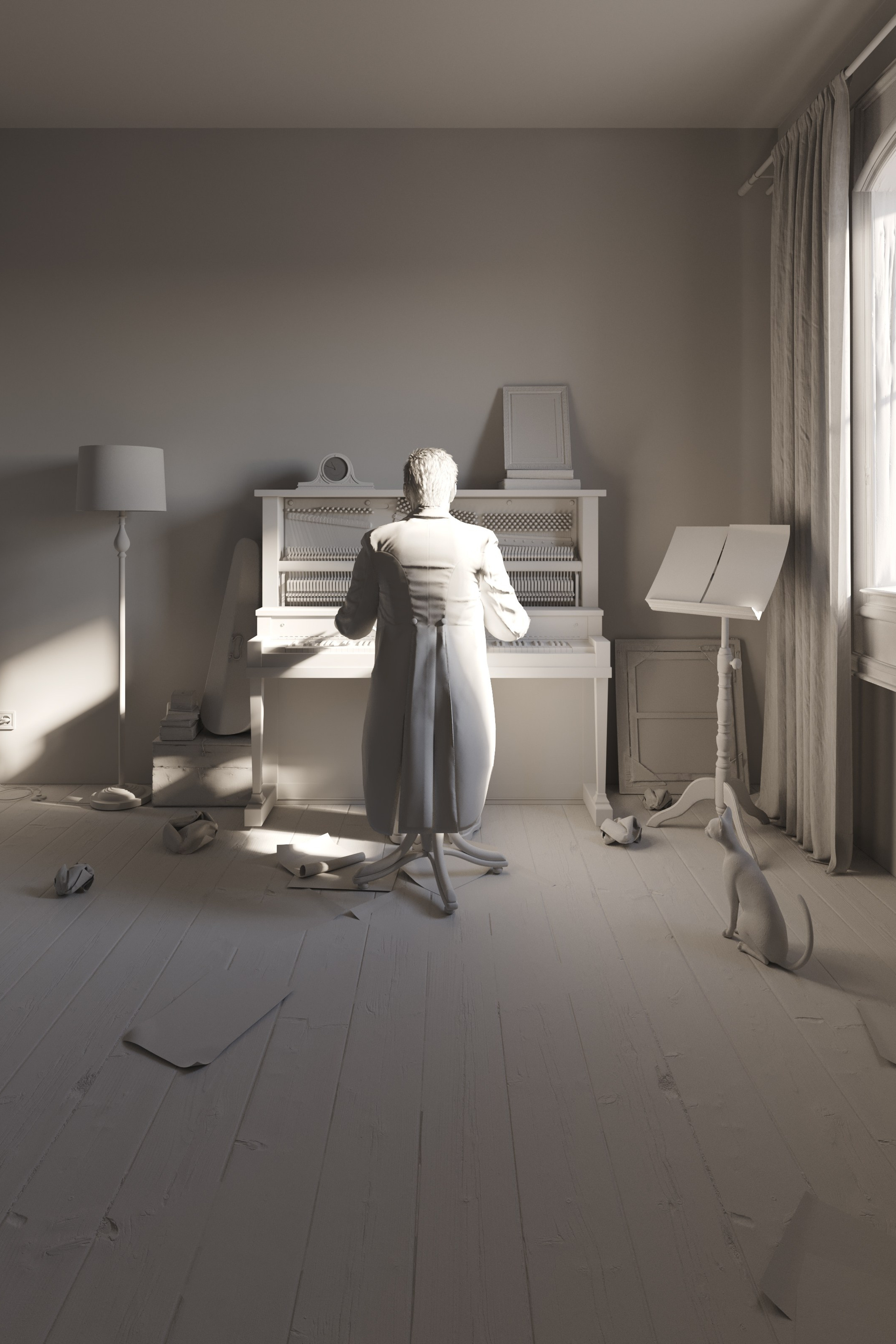 Process. Leeway Visual Studio | 3D Architectural Visualization