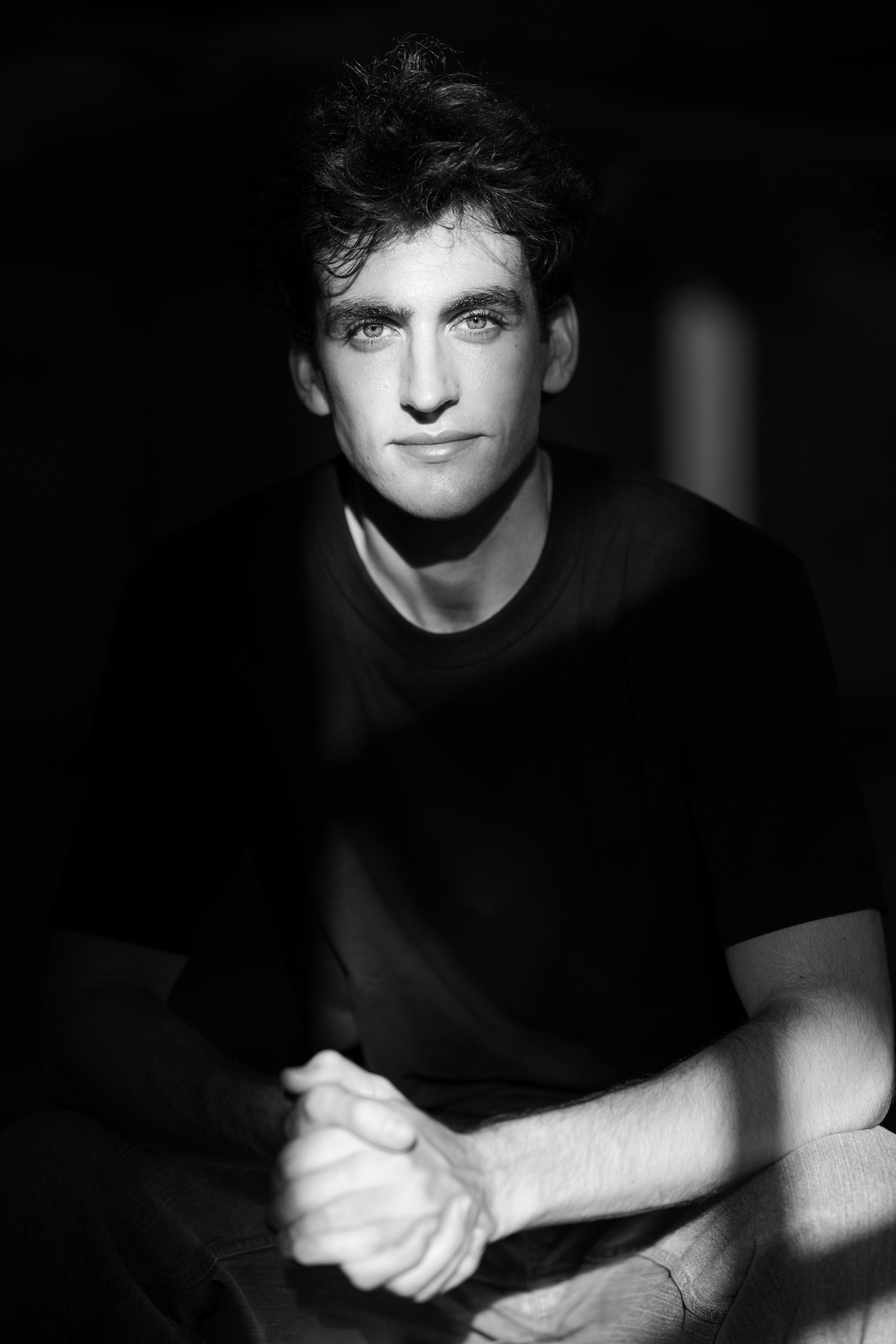 Monochrome Rooftop Editorial — Modern Menswear Portraits in Singapore. Professional Photographer in Singapore