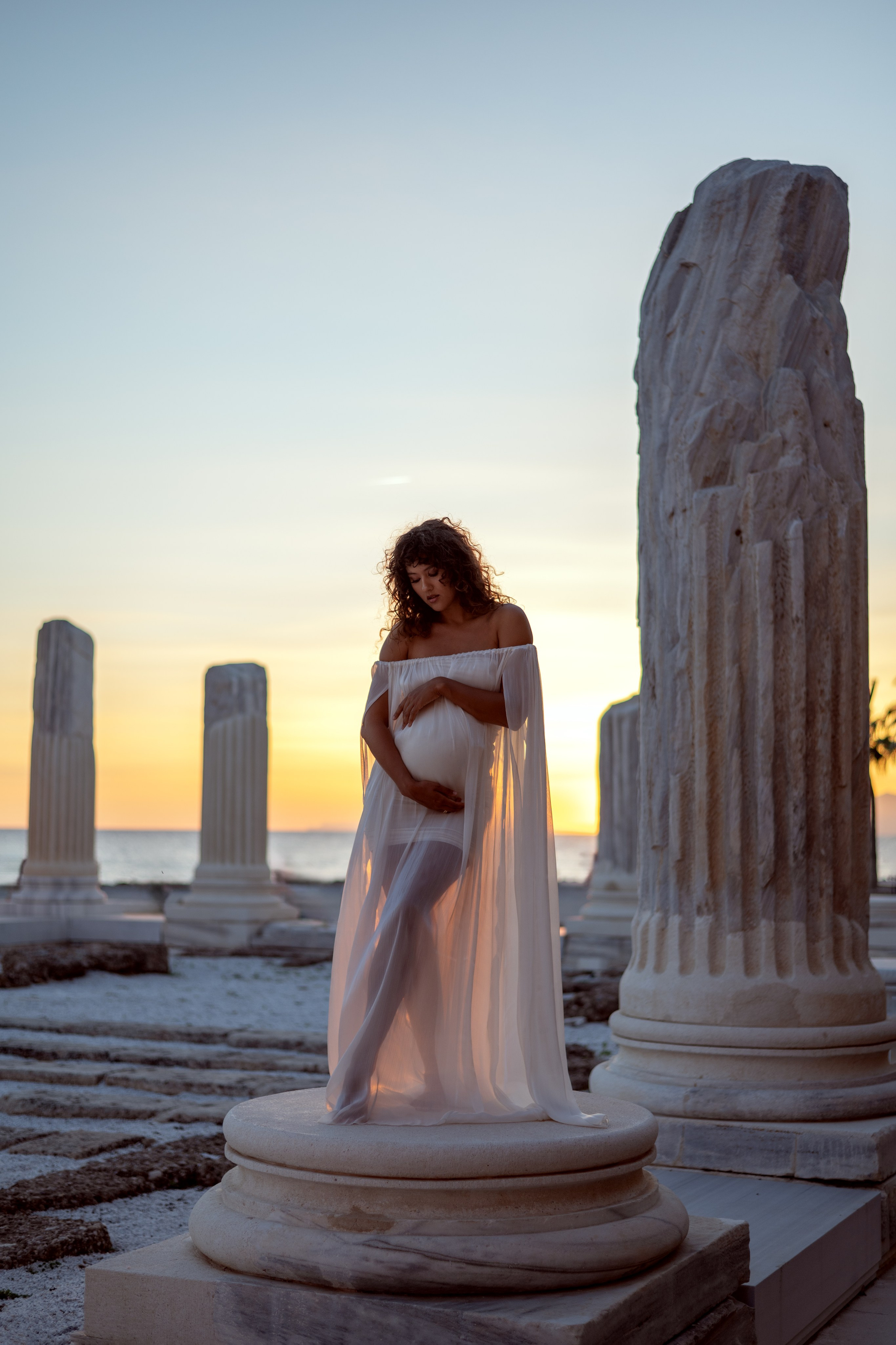 Античный Сиде и море