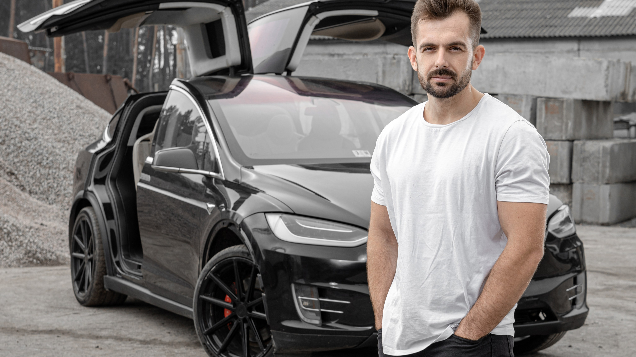 Рекламная съемка автосервиса Tesla Help