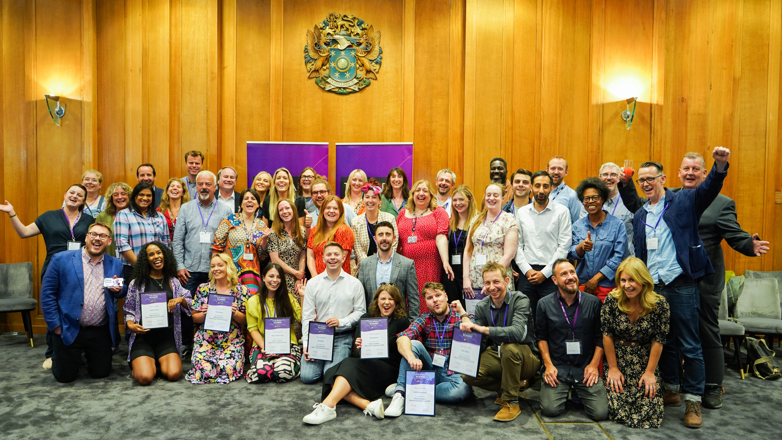 The radio academy mentoring program graduation. London