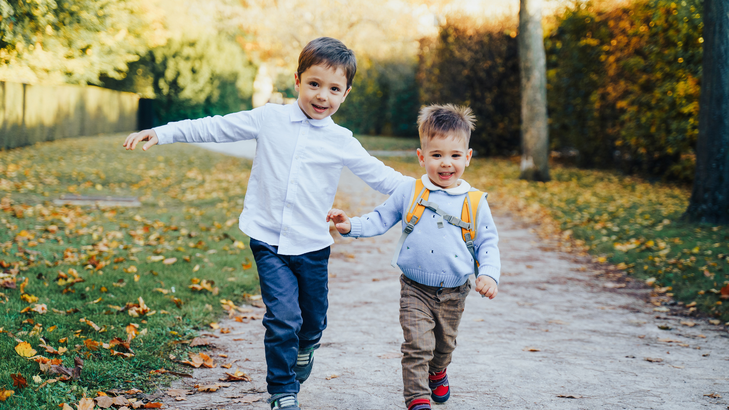 Family walking
