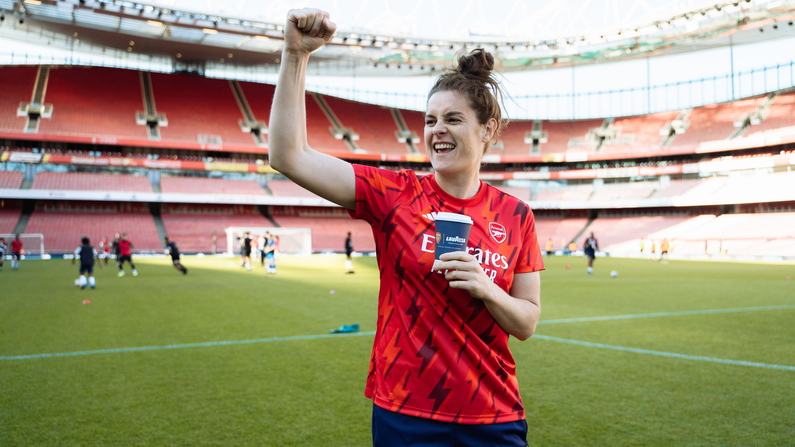 Lavazza Activation Coverage. Arsenal Stadium. London
