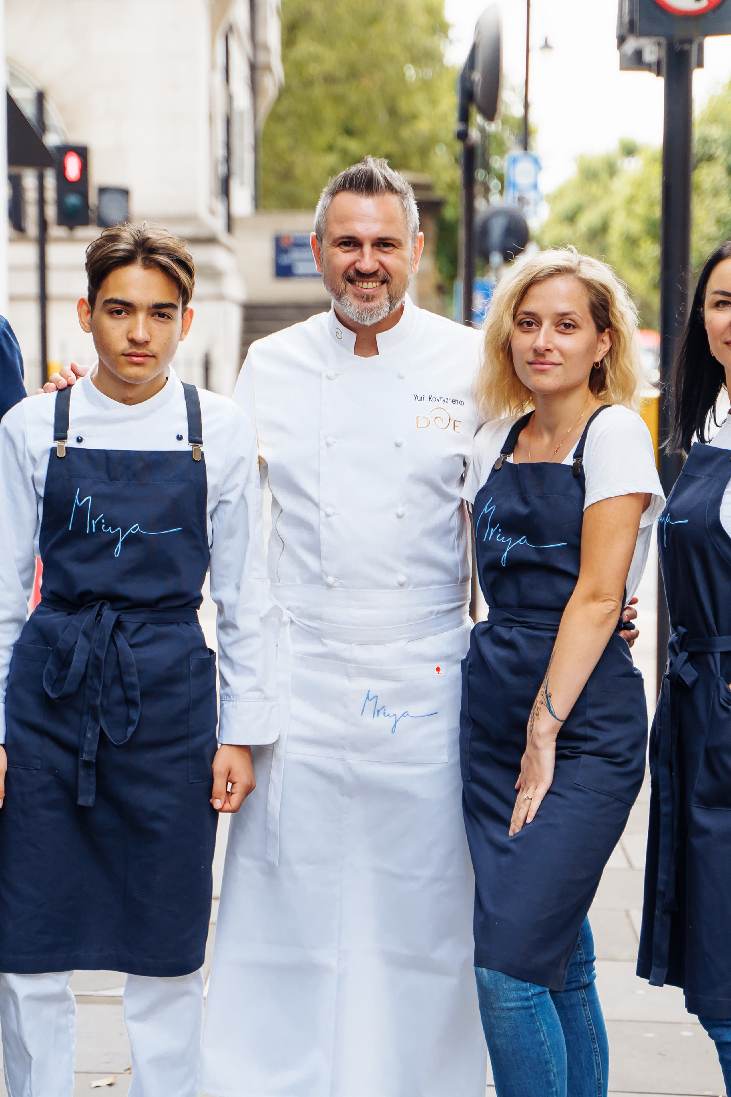 “Mriya” restaurant staff. London. Photographer in London Daria Agafonova