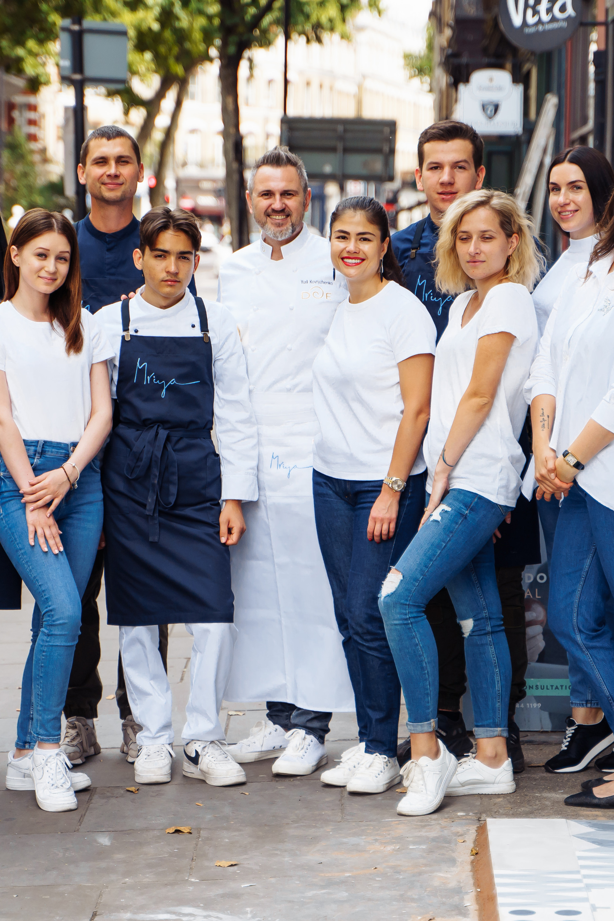 “Mriya” restaurant staff. London. Photographer in London Daria Agafonova