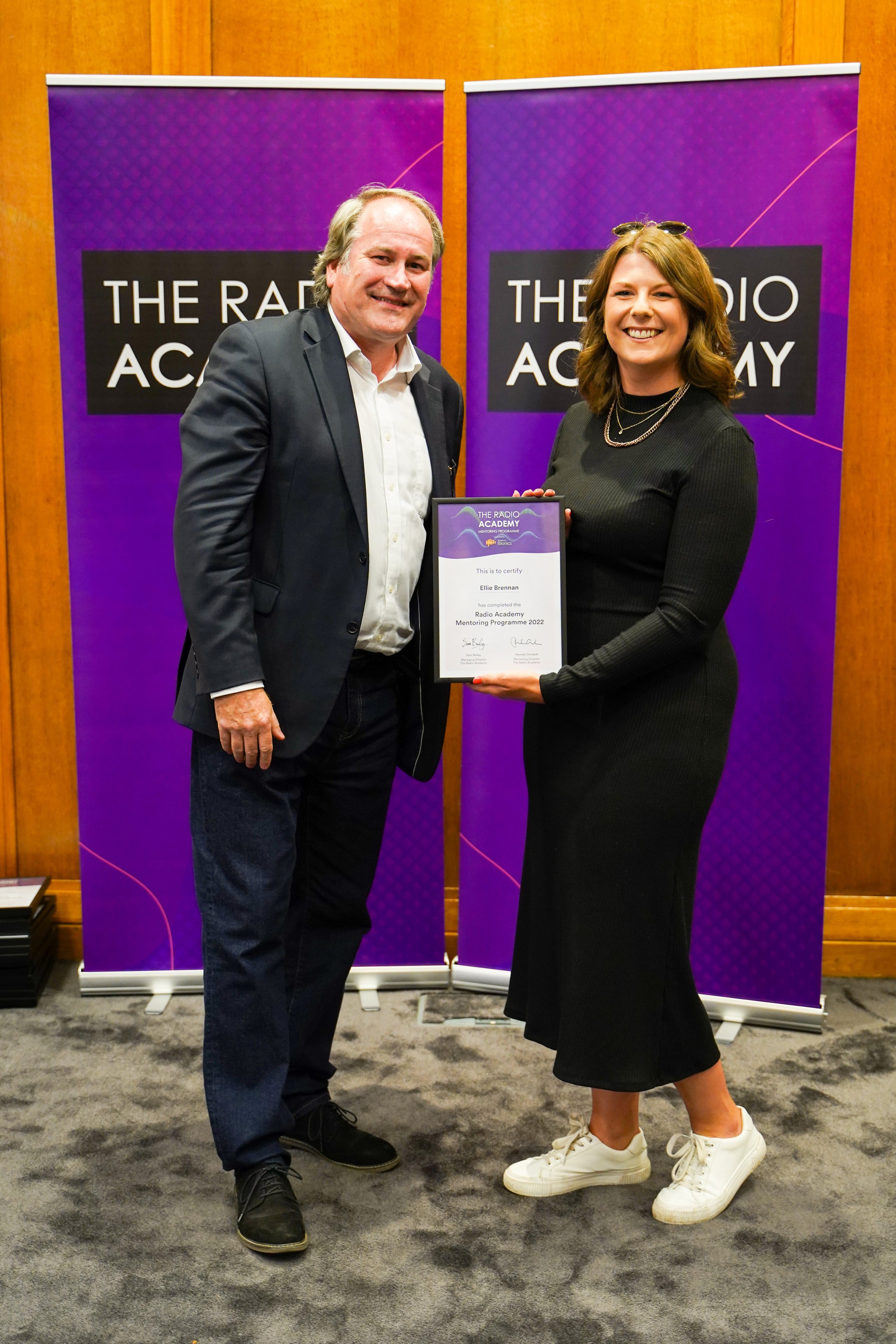 The radio academy mentoring program graduation. London. Photographer in London Daria Agafonova