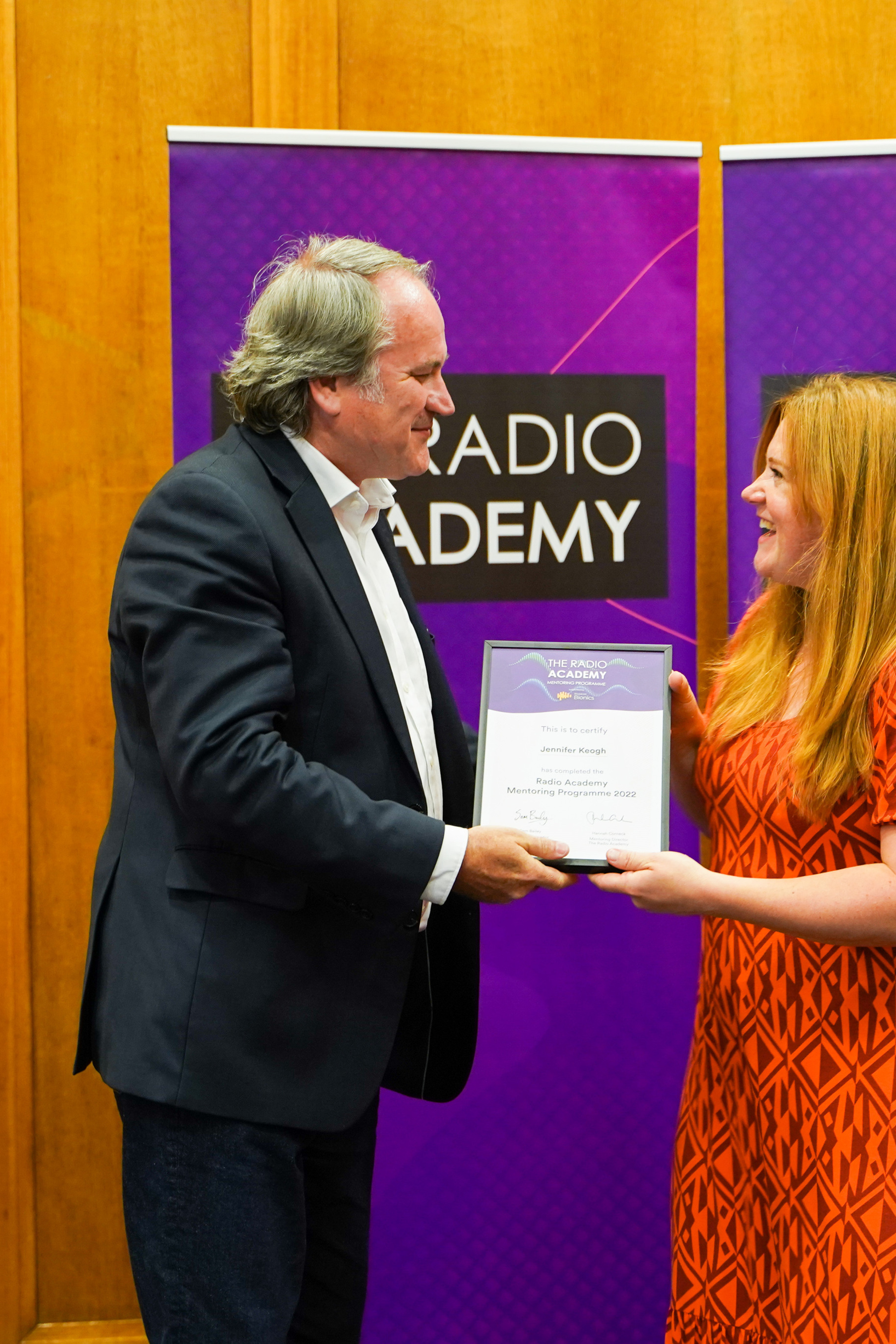 The radio academy mentoring program graduation. London. Photographer in London Daria Agafonova