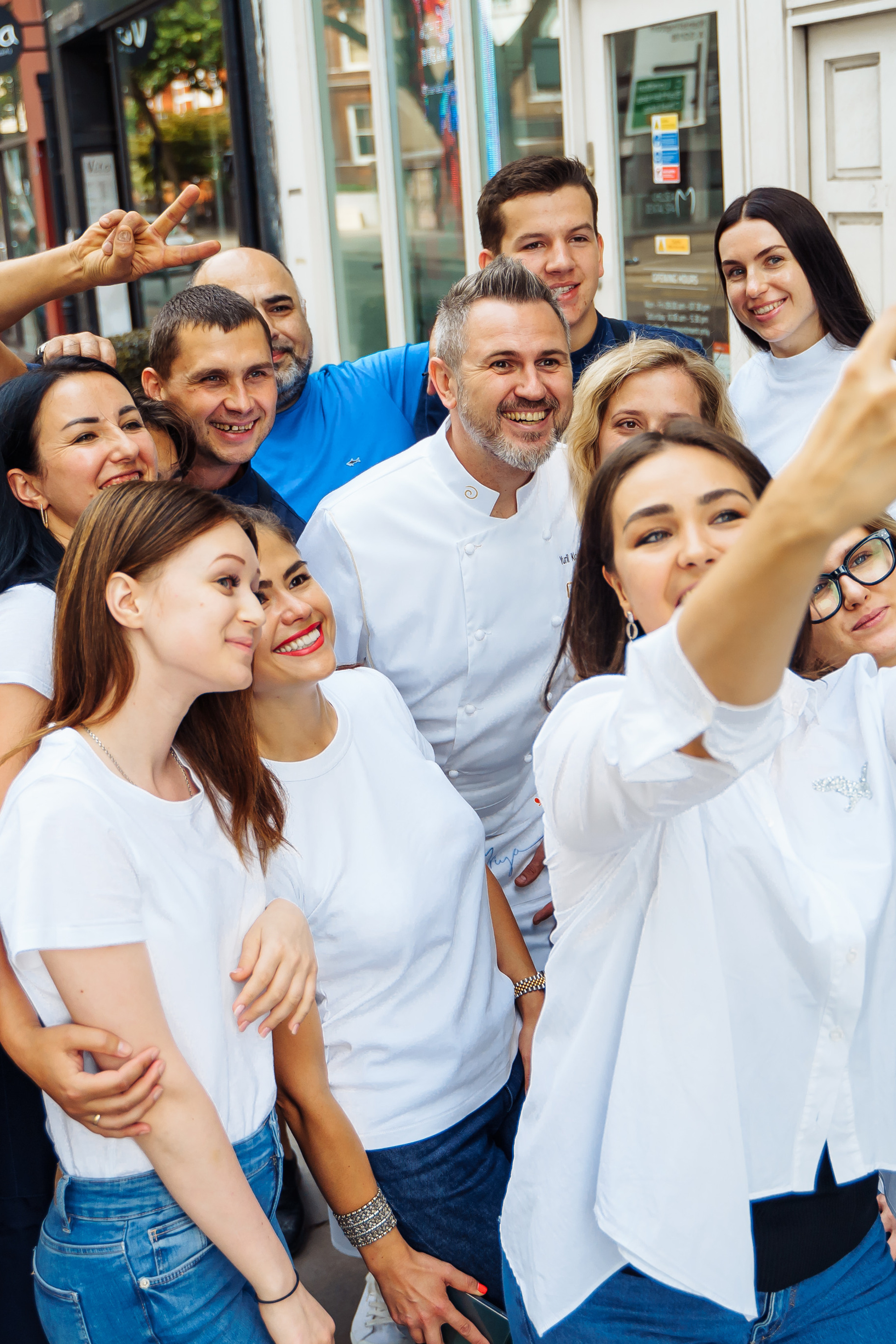 “Mriya” restaurant staff. London. Photographer in London Daria Agafonova