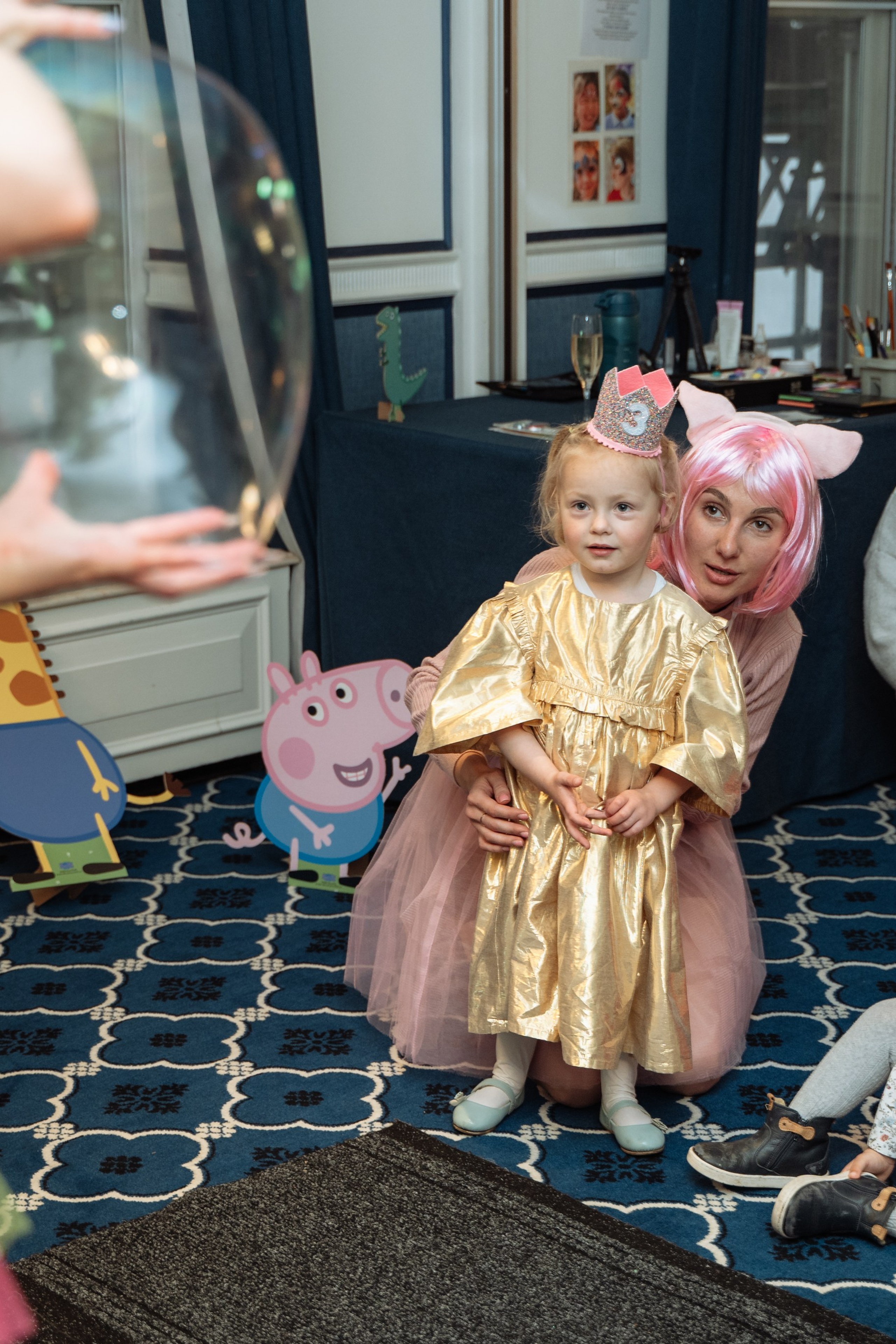 Peppa Pig Birthday party. Photographer in London Daria Agafonova