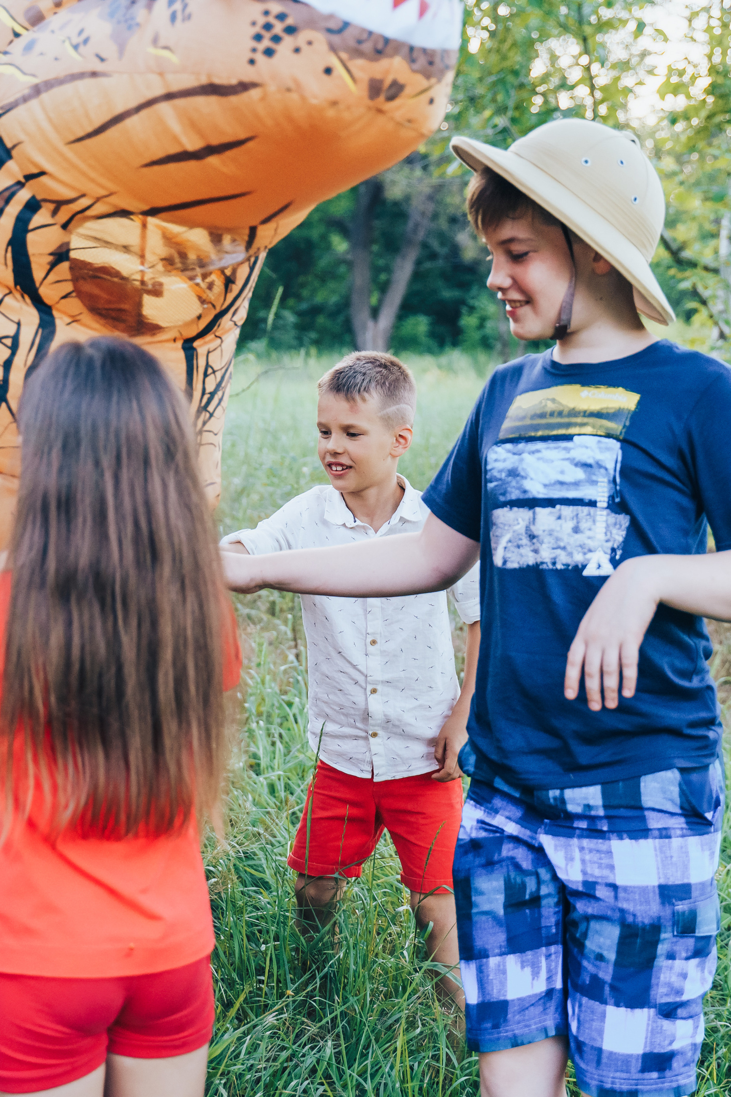 Сhildren’s outdoor birthday party. Photographer in London Daria Agafonova