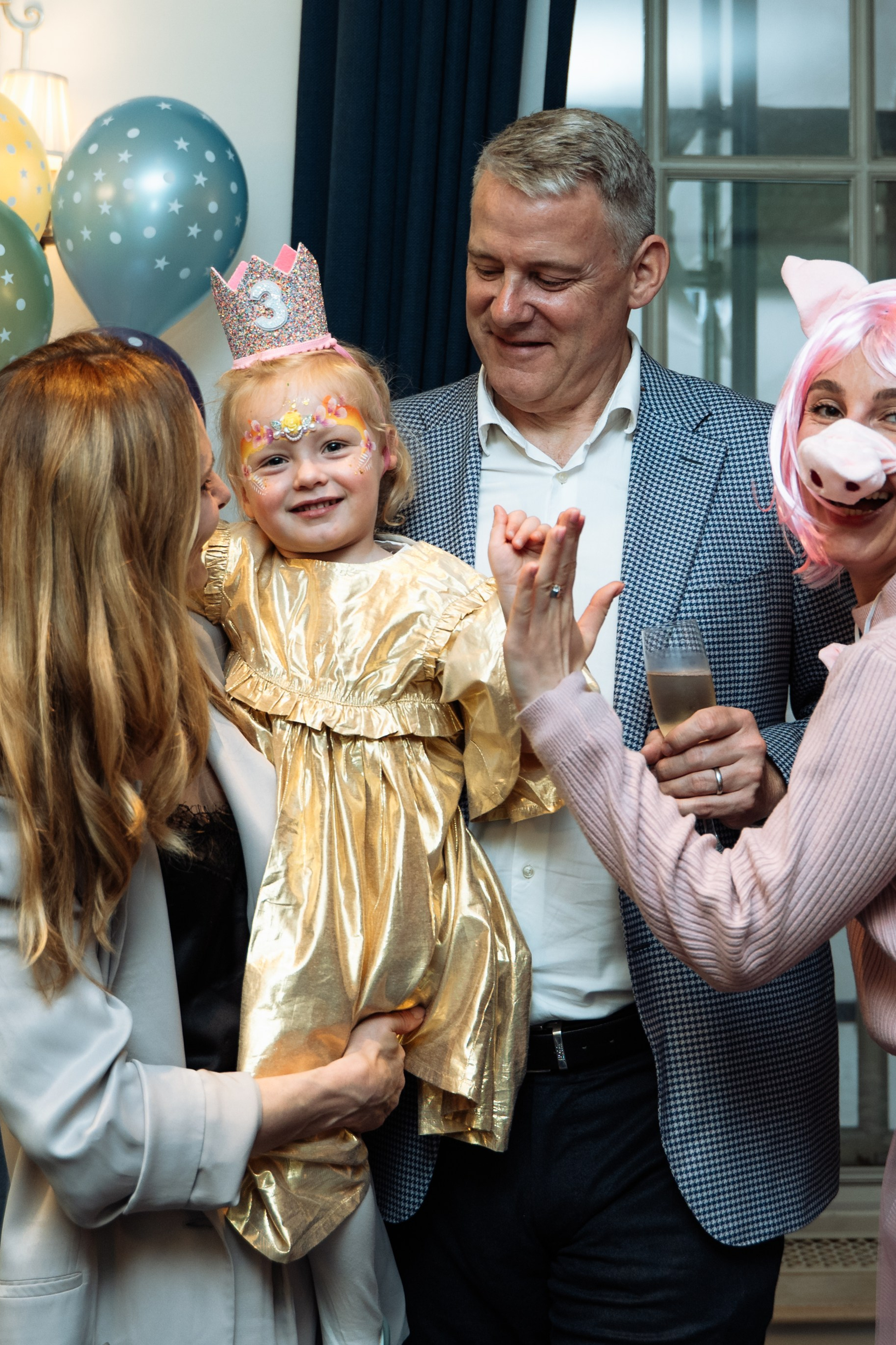 Peppa Pig Birthday party. Photographer in London Daria Agafonova