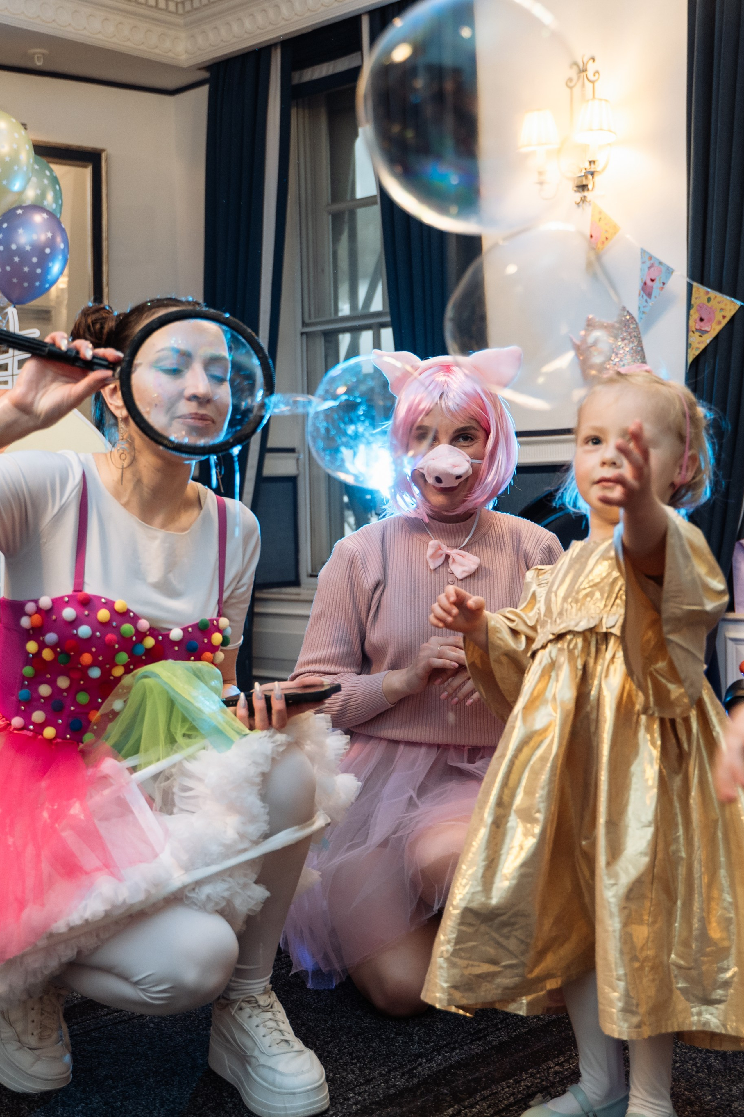 Peppa Pig Birthday party. Photographer in London Daria Agafonova