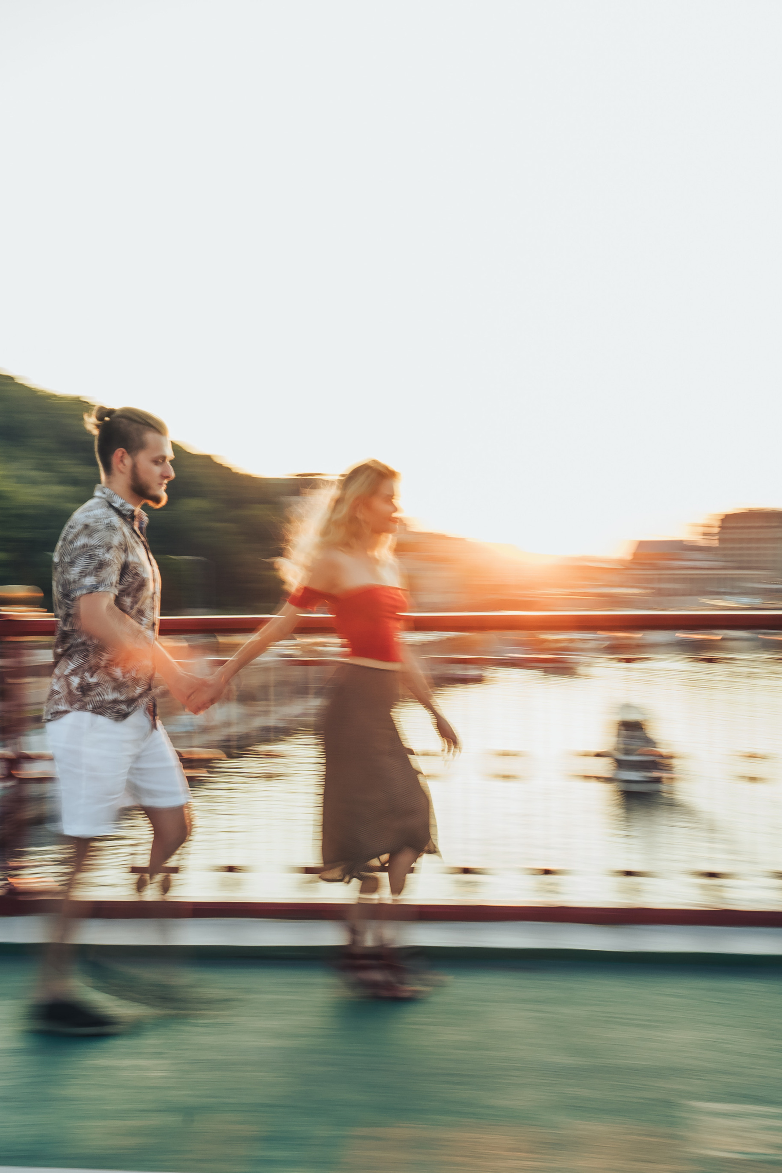 Beautiful sunset. Photographer in London Daria Agafonova
