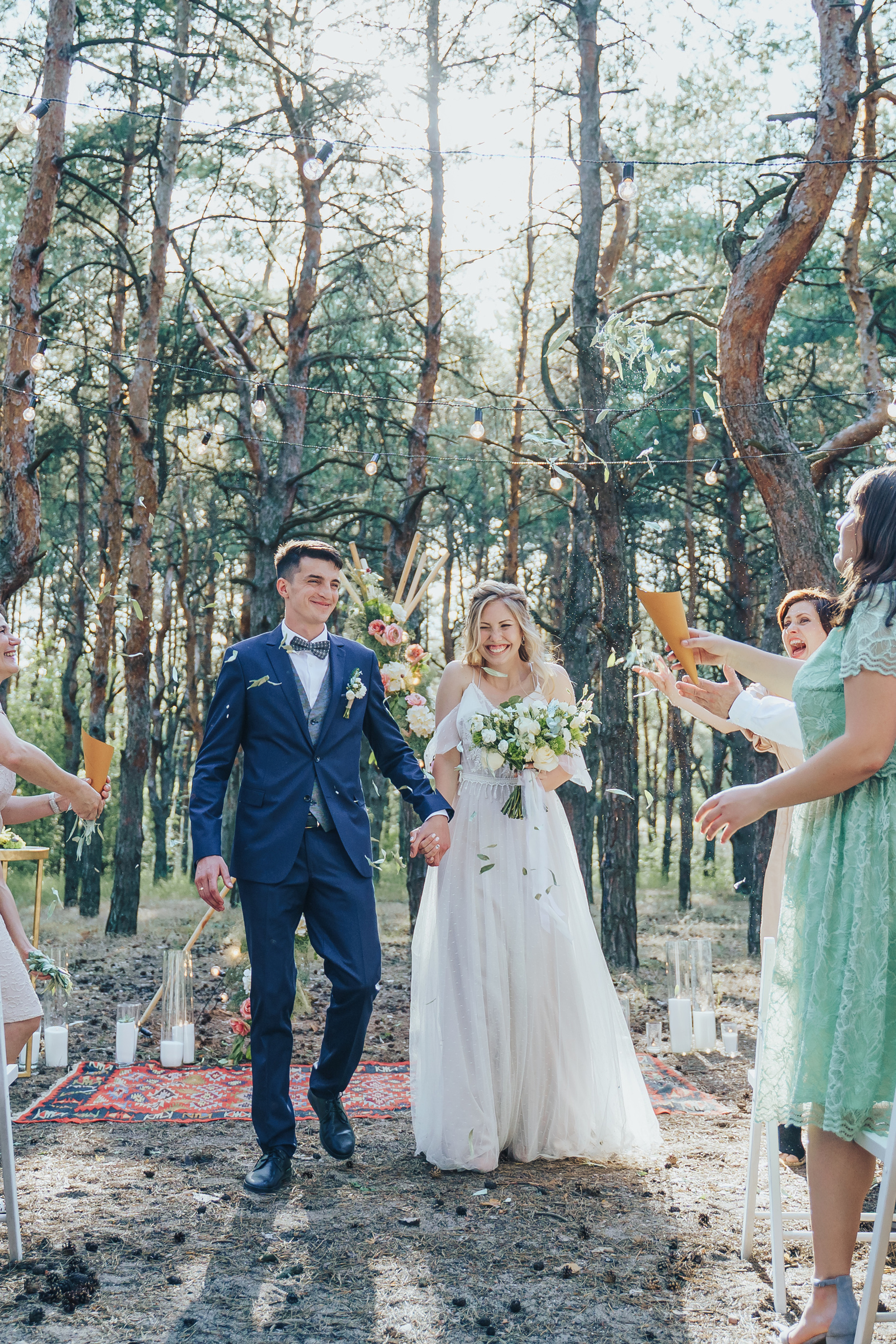 Forest wedding. Maria and Oleksandr. Photographer in London Daria Agafonova