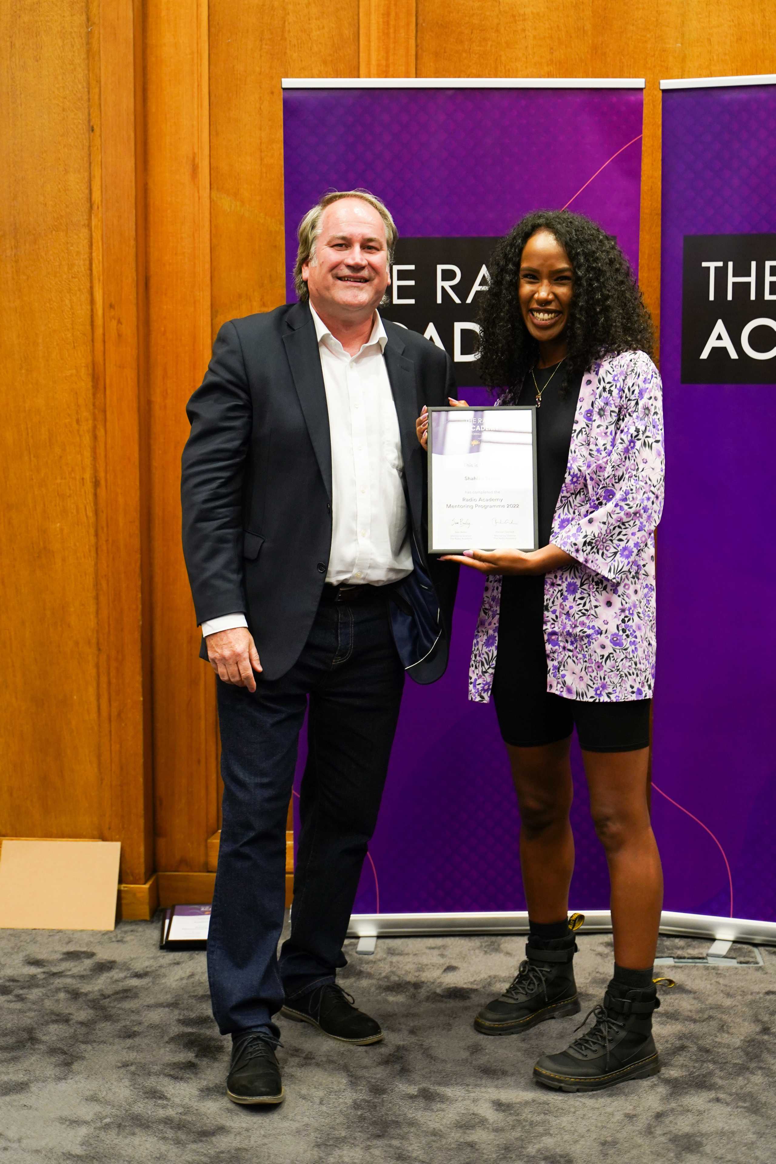 The radio academy mentoring program graduation. London. Photographer in London Daria Agafonova