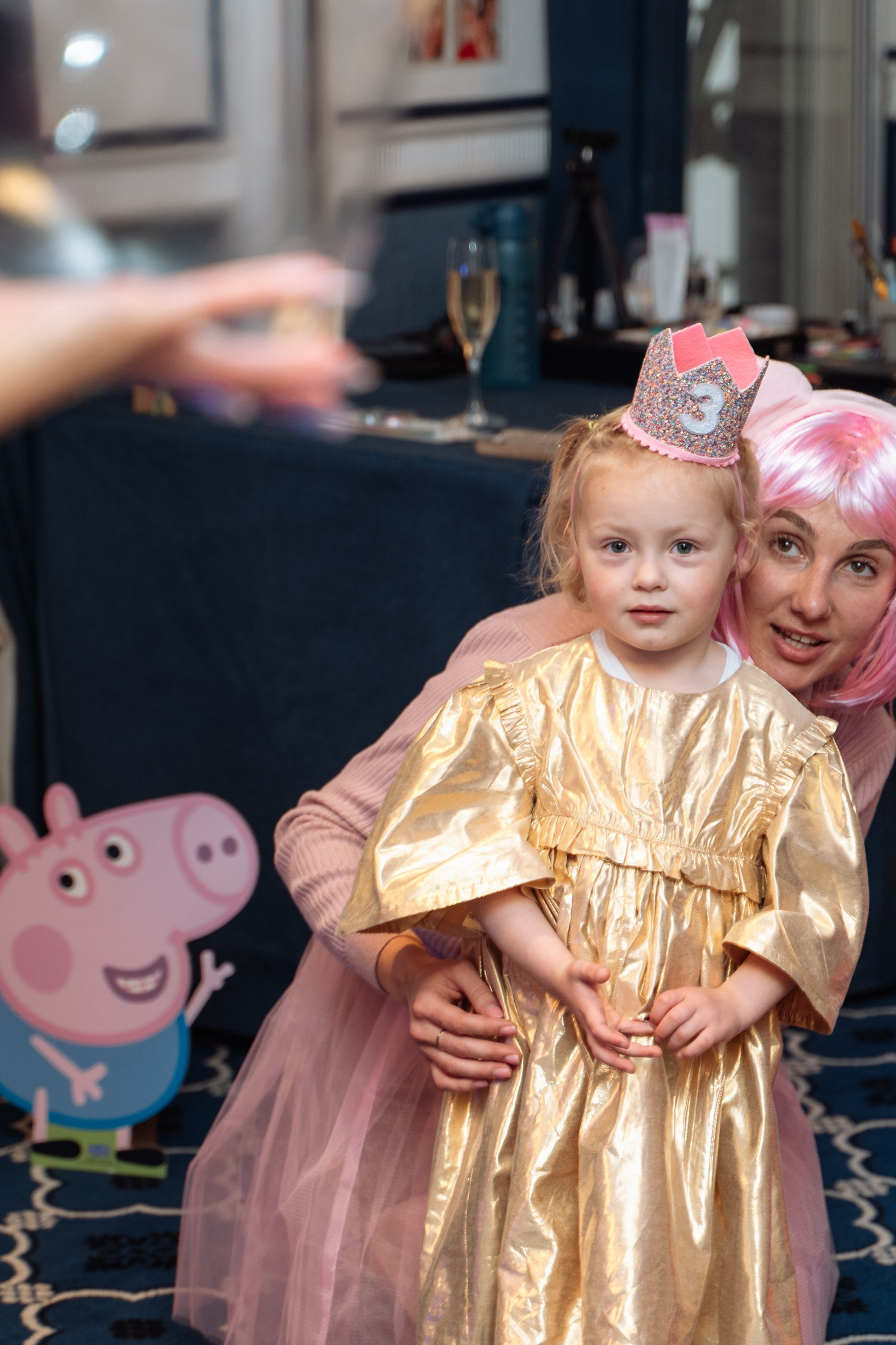 Peppa Pig Birthday party. Photographer in London Daria Agafonova