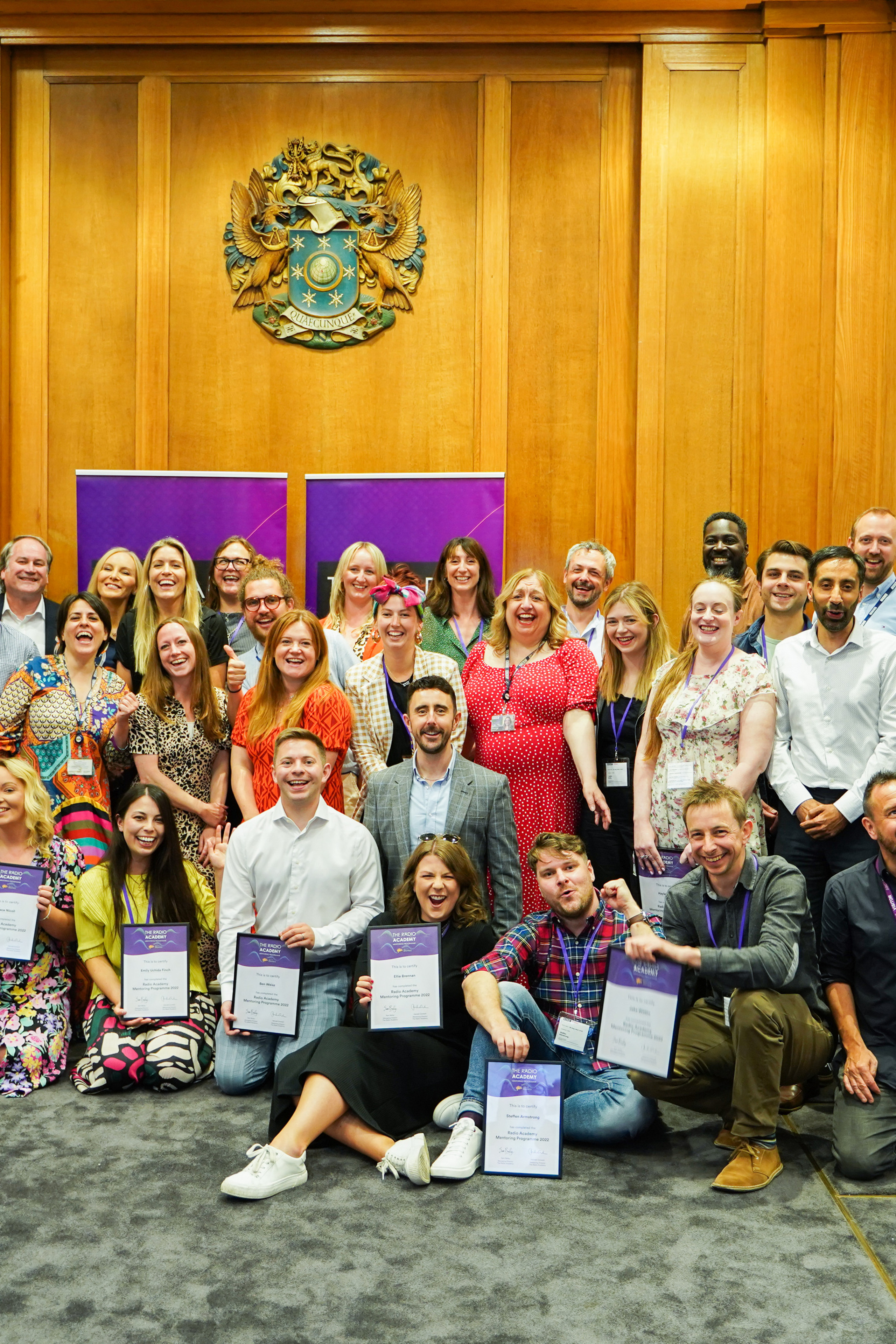 The radio academy mentoring program graduation. London. Photographer in London Daria Agafonova